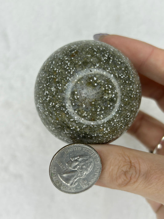 Orbicular Jasper Sphere C