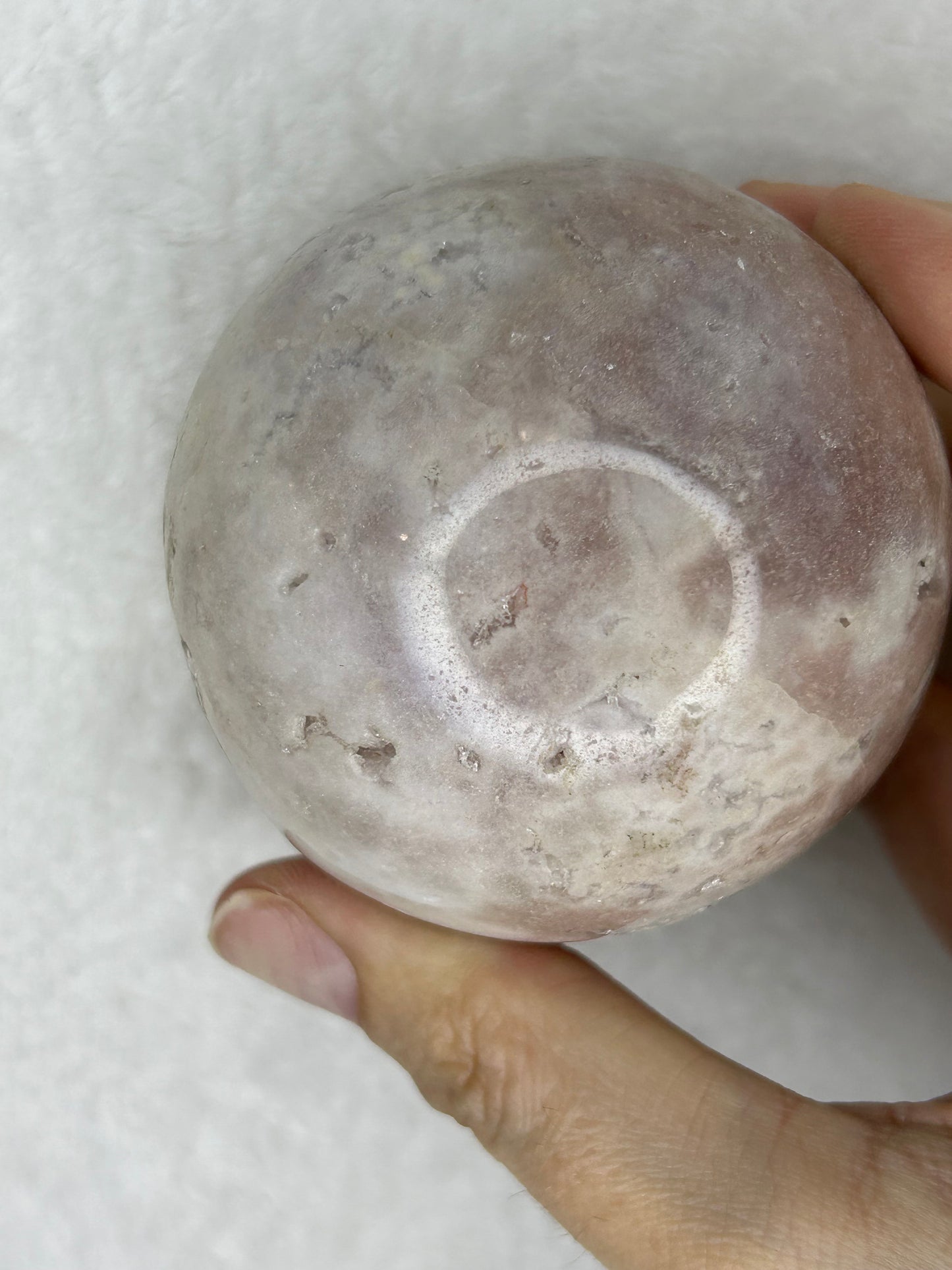 Druzy Pink Amethyst Sphere