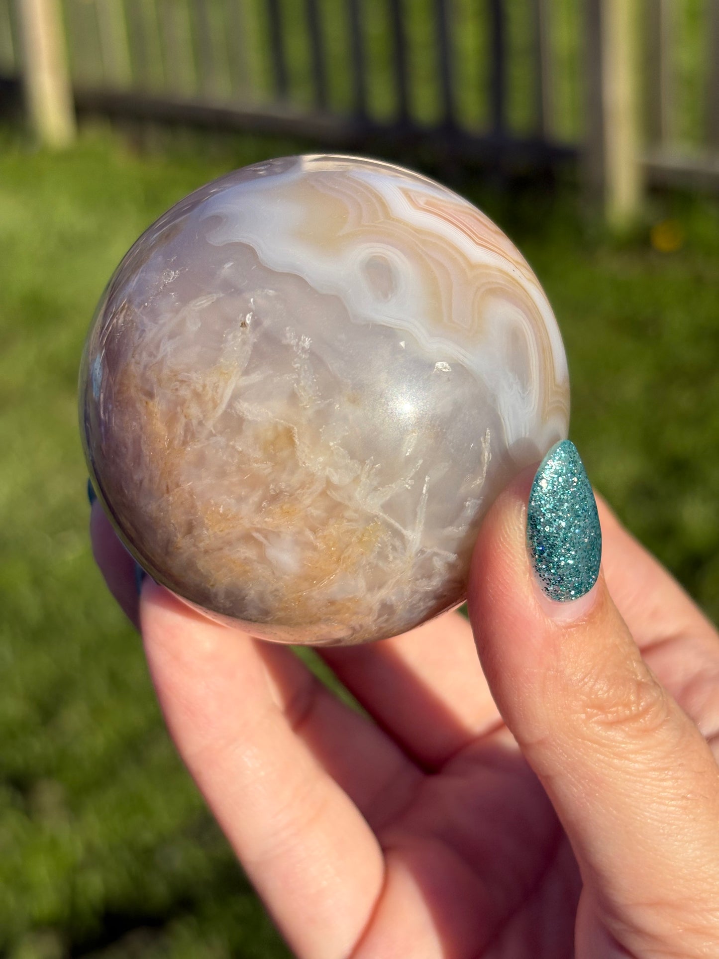 Unique Agate sphere