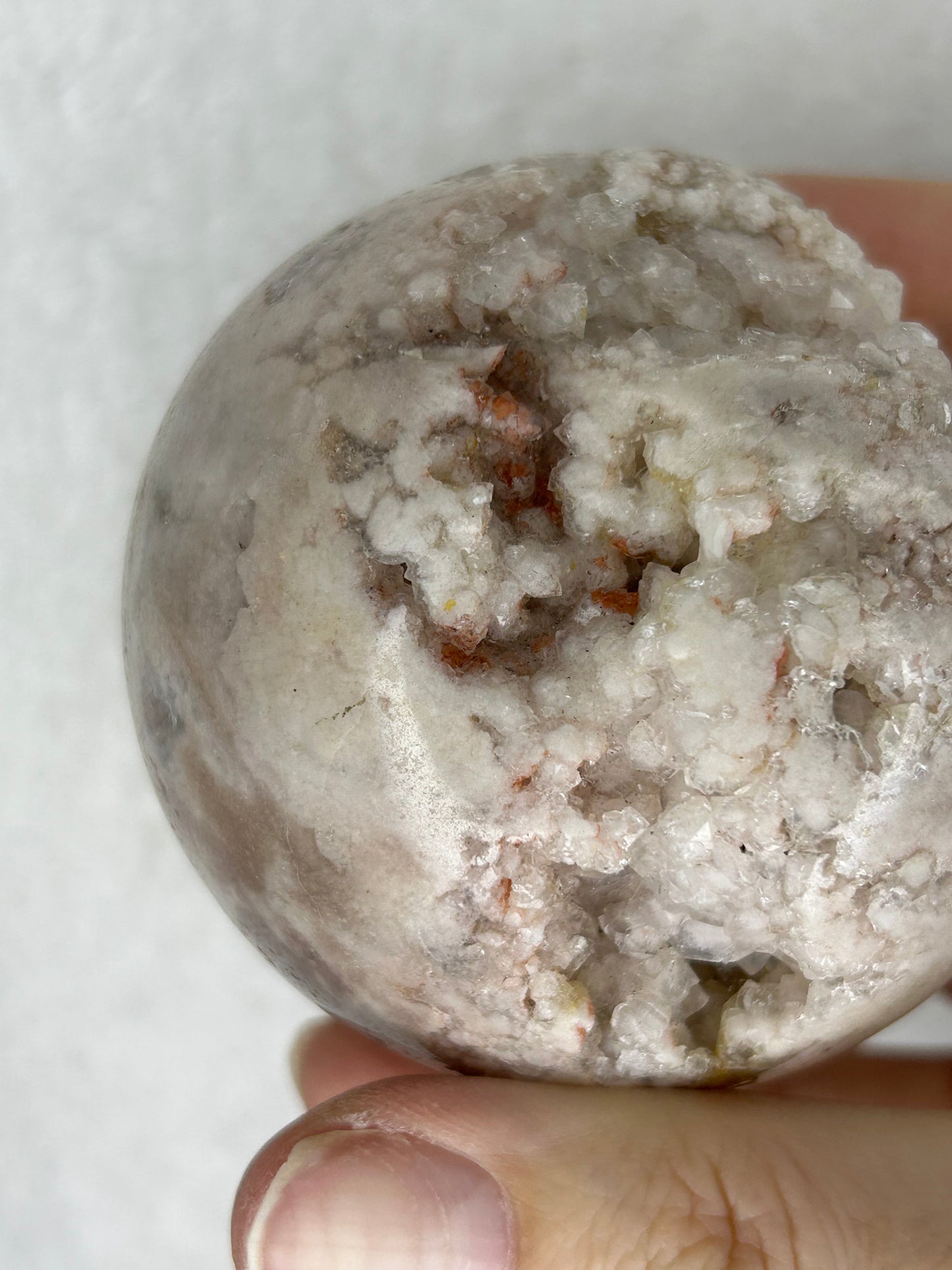 Druzy Pink Amethyst Sphere