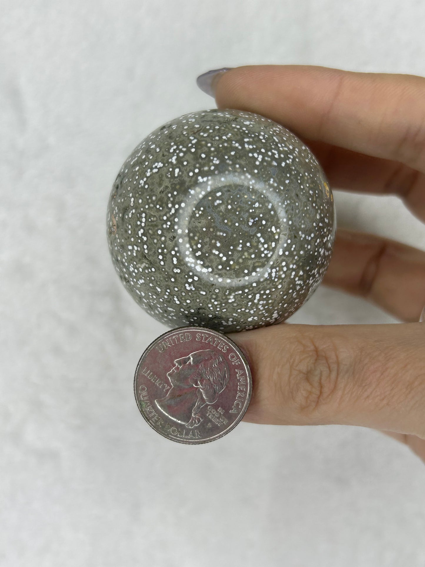 Orbicular Jasper Sphere E