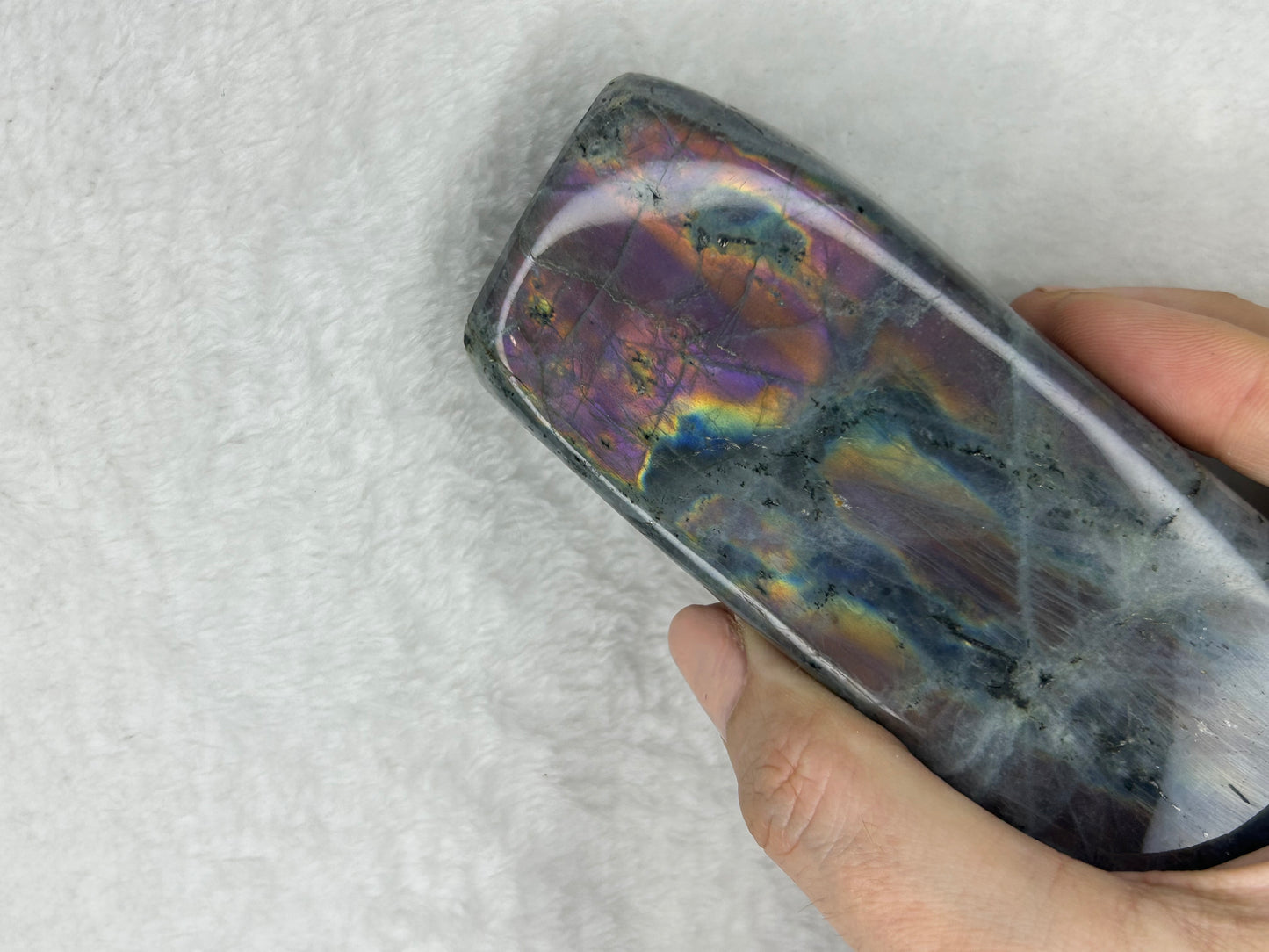 Rainbow flash labradorite Freeform G