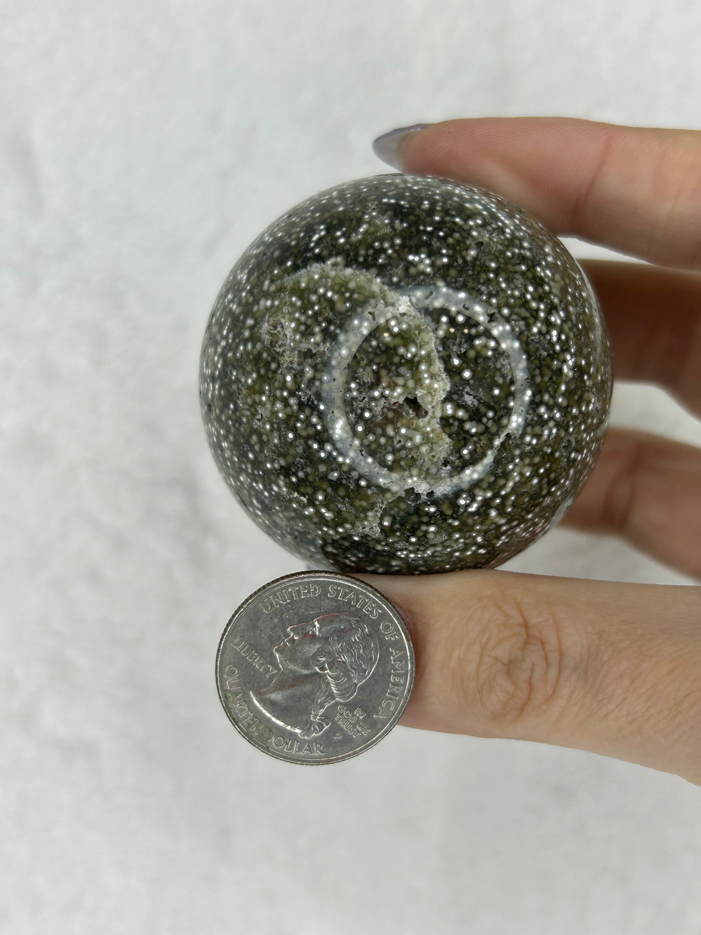 Orbicular Jasper Sphere C
