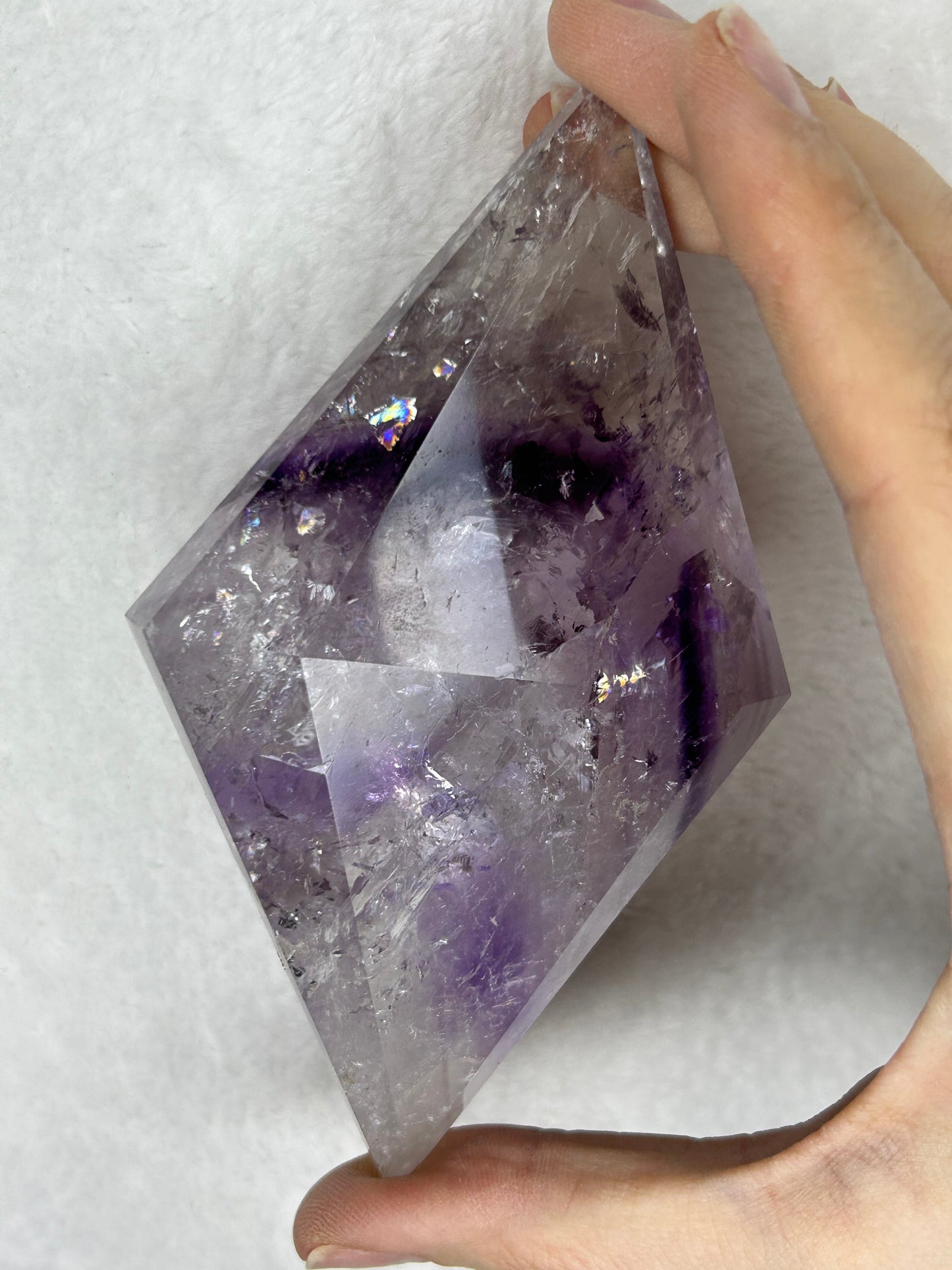 HQ ⭐️XTRA⭐️ Amethyst Phantom Faceted Diamond G