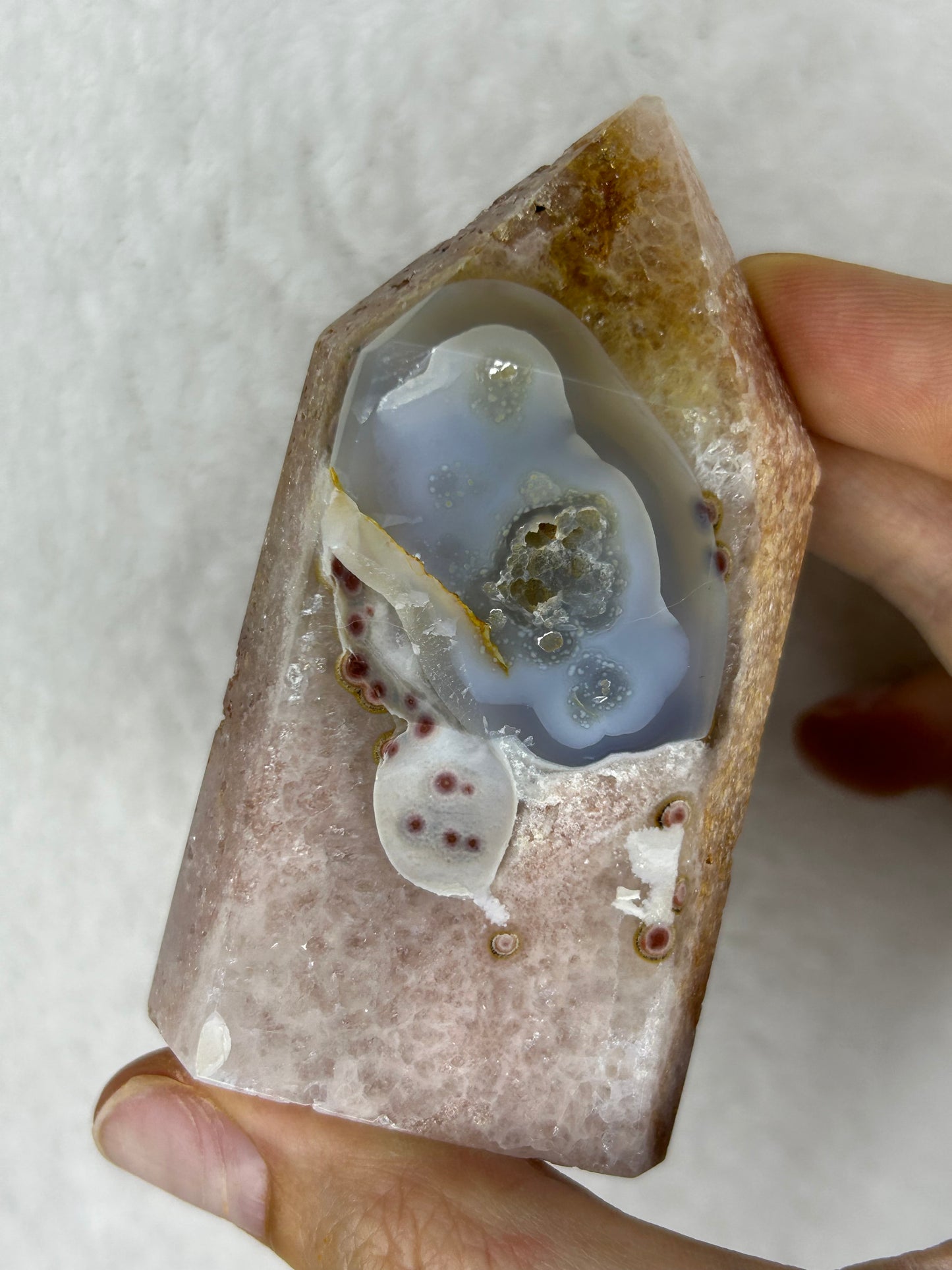 Pink Amethyst tower L