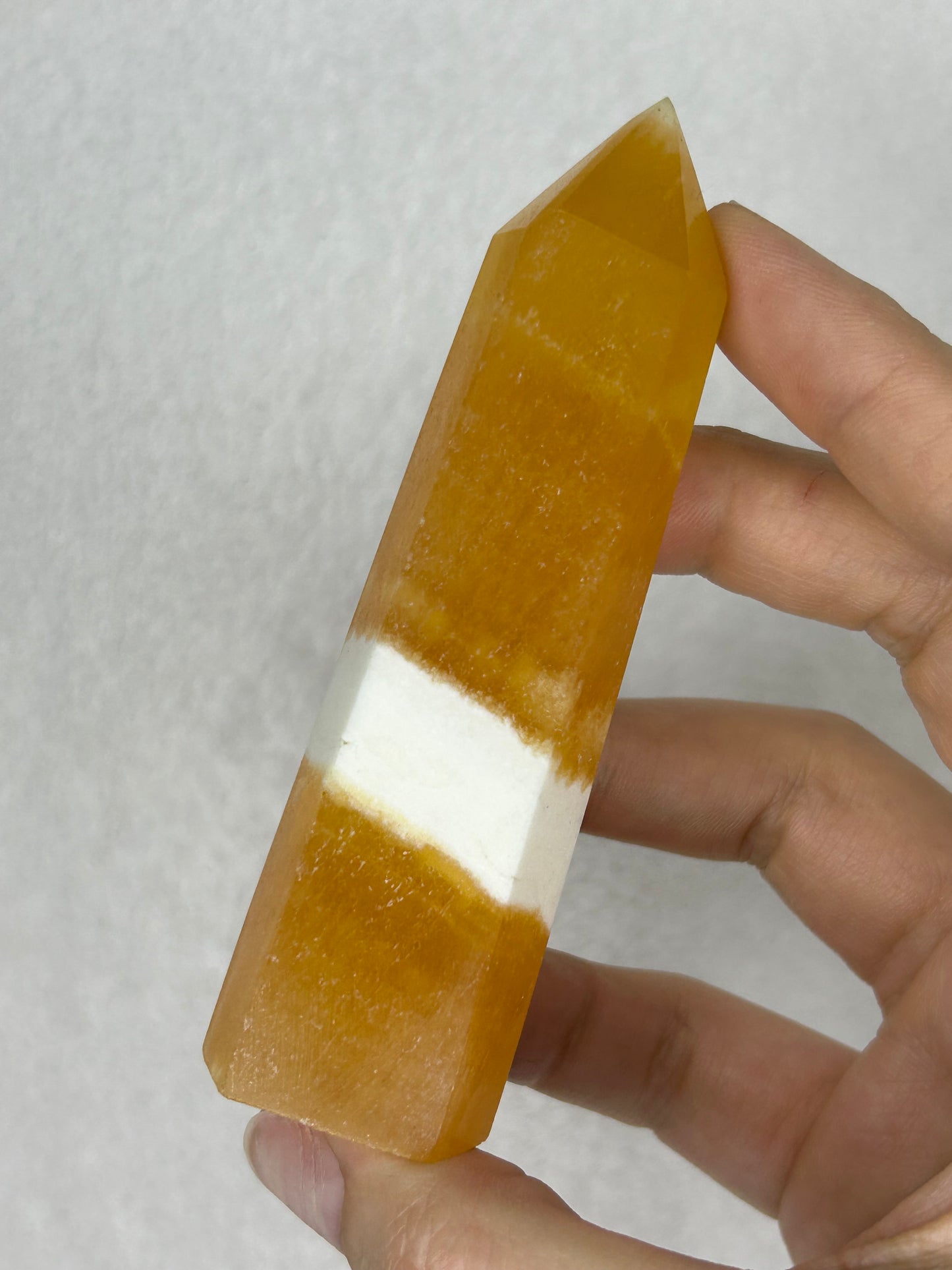 Juicy Orange Calcite Tower B