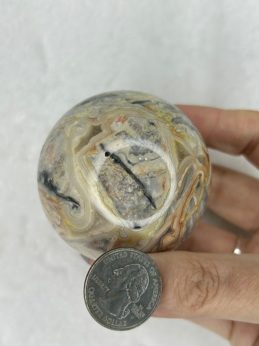 Crazy Lace Agate Sphere B