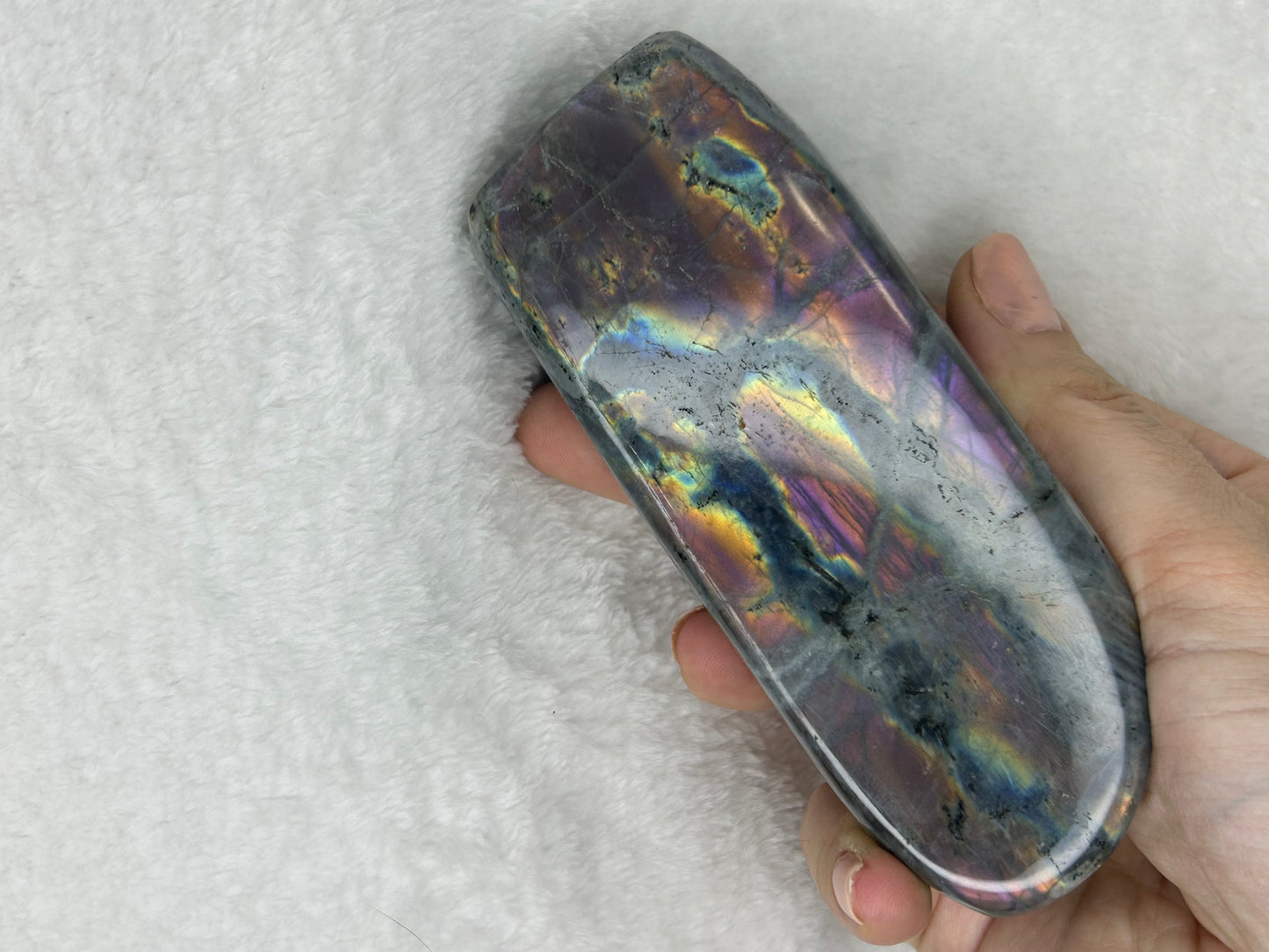 Rainbow flash labradorite Freeform G