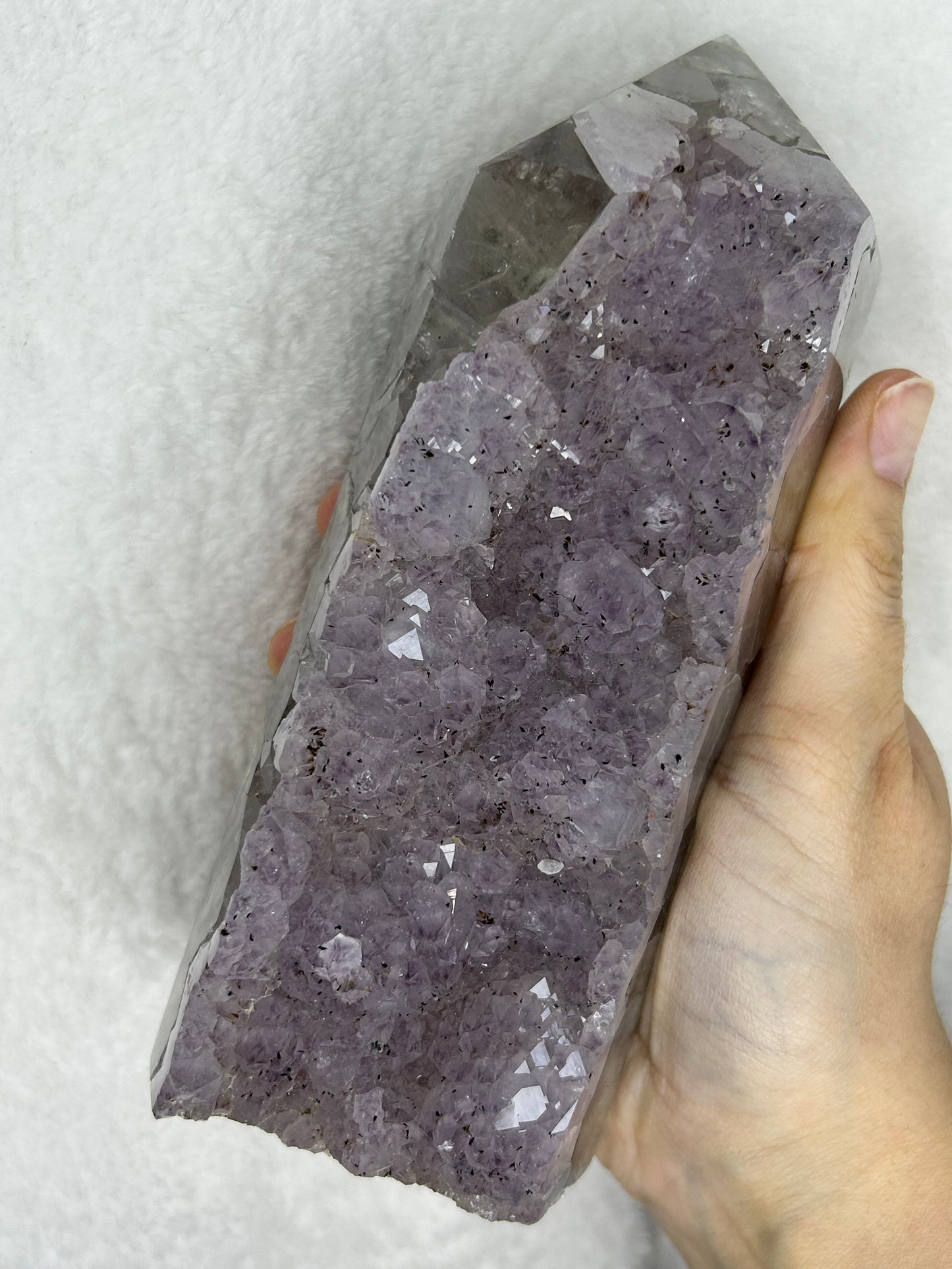 HQ Statement Piece Amethyst Cluster Tower