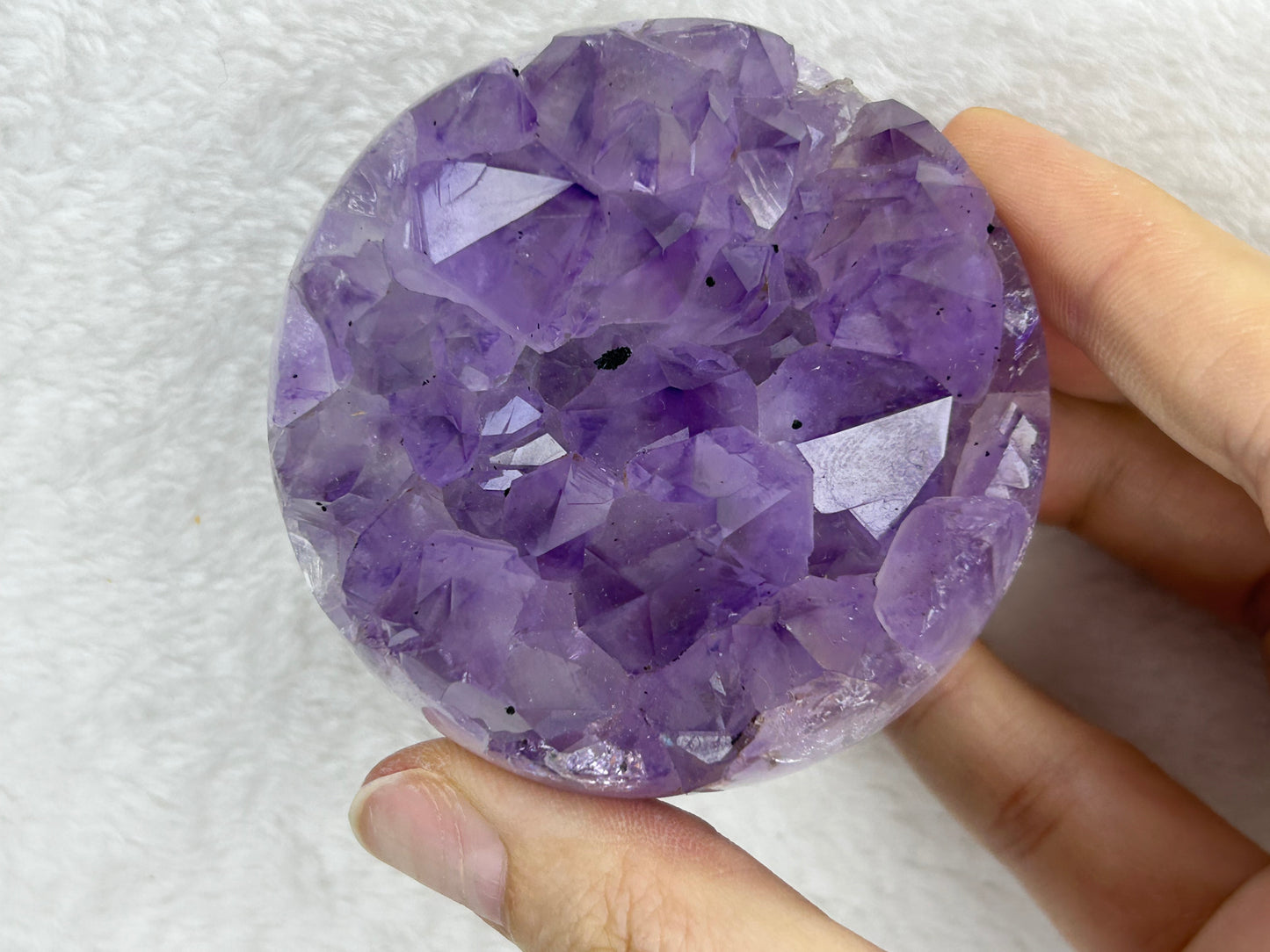 Brazilian Druzy Amethyst Agate Sphere C