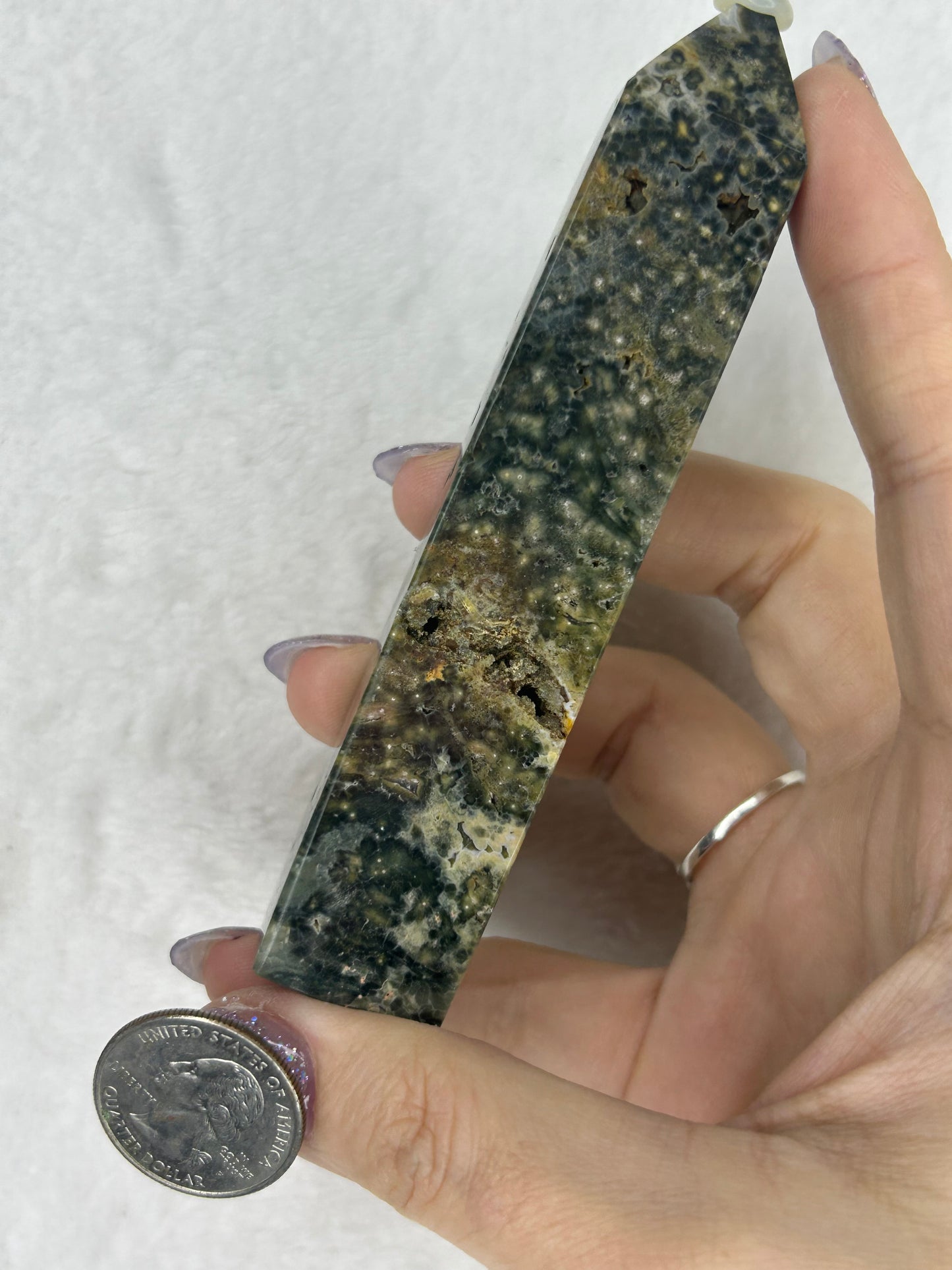Veinless Orbicular Jasper Tower