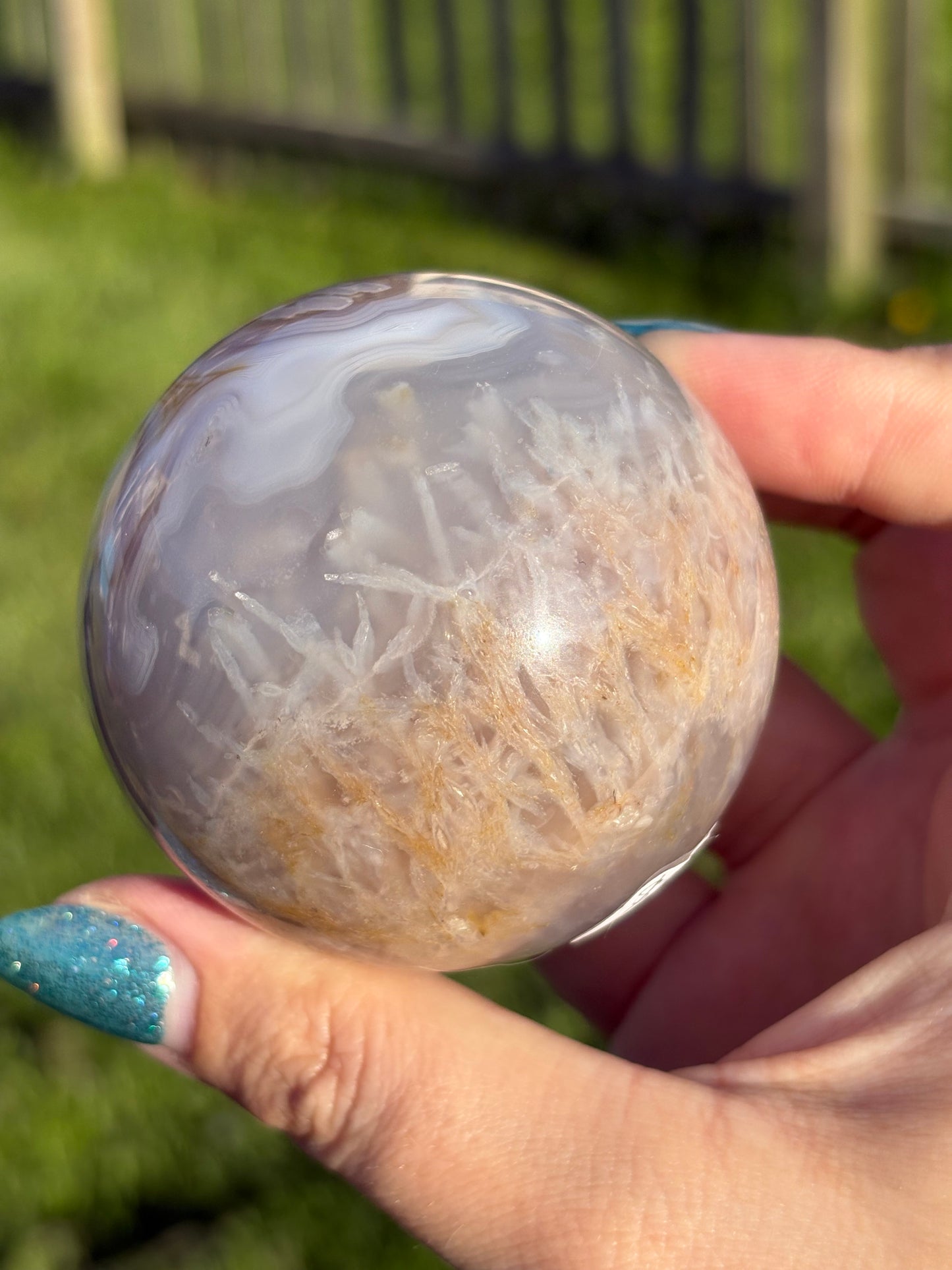Unique Agate sphere