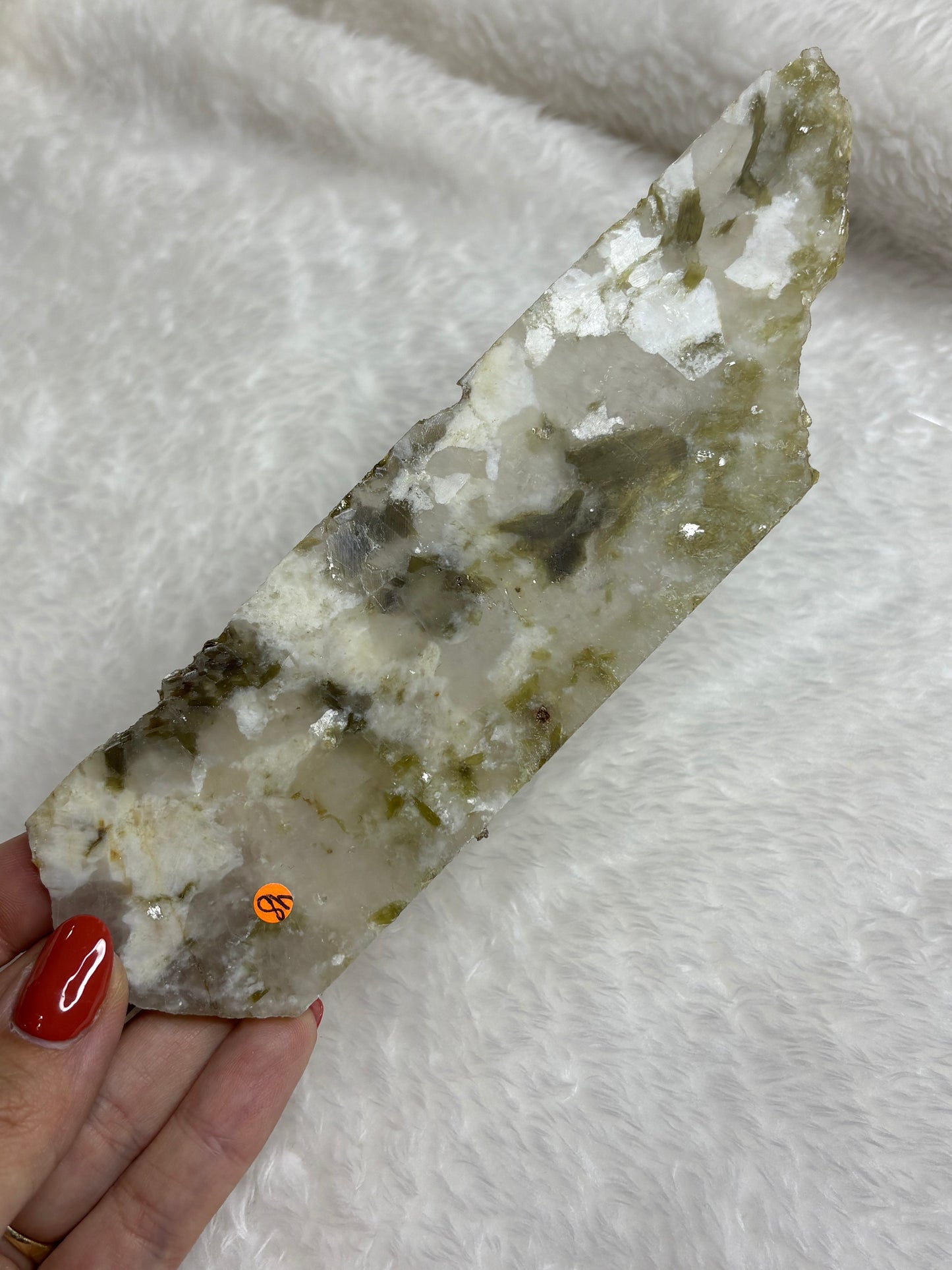 Green mica slab