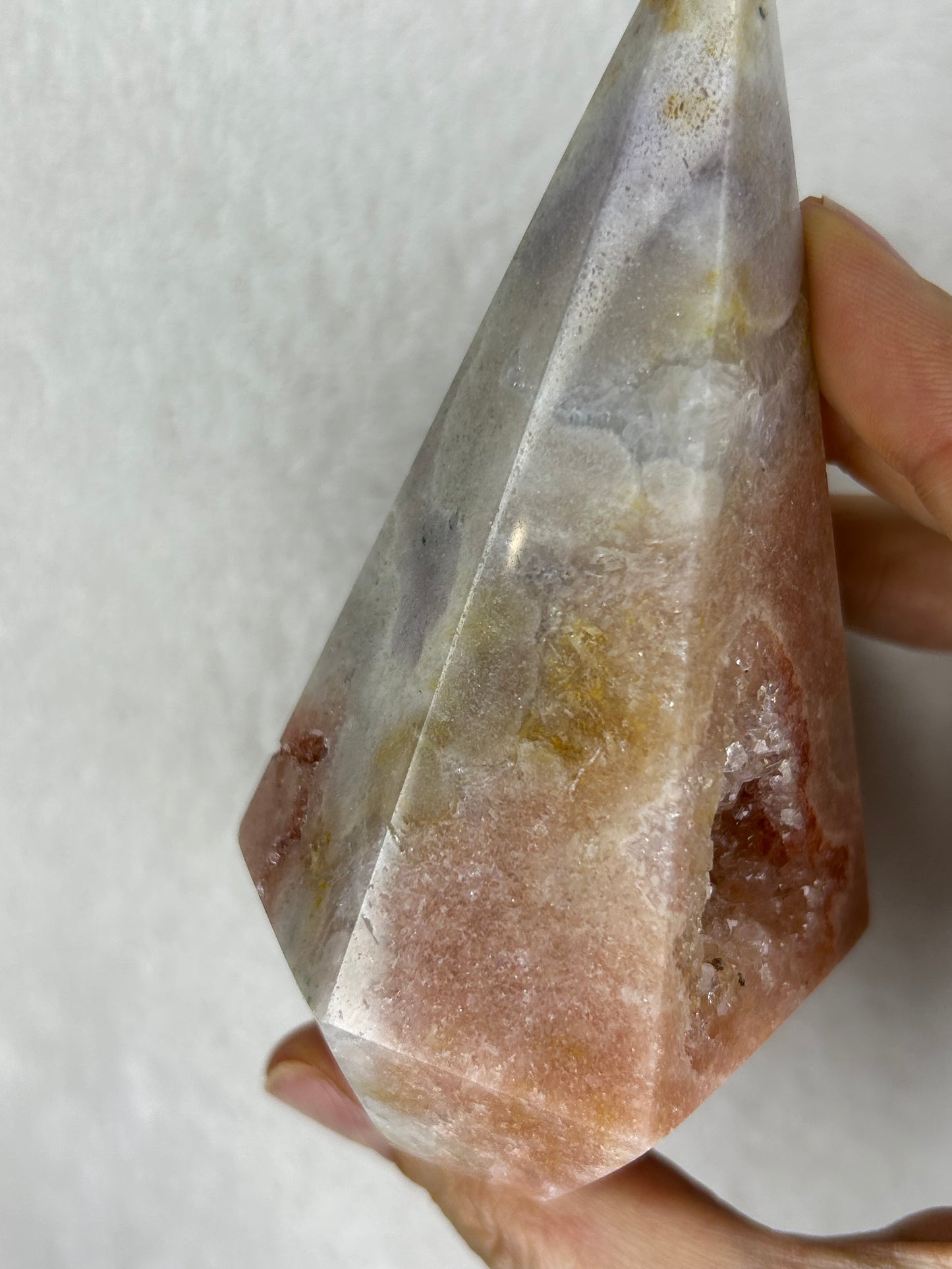 Pink amethyst diamond