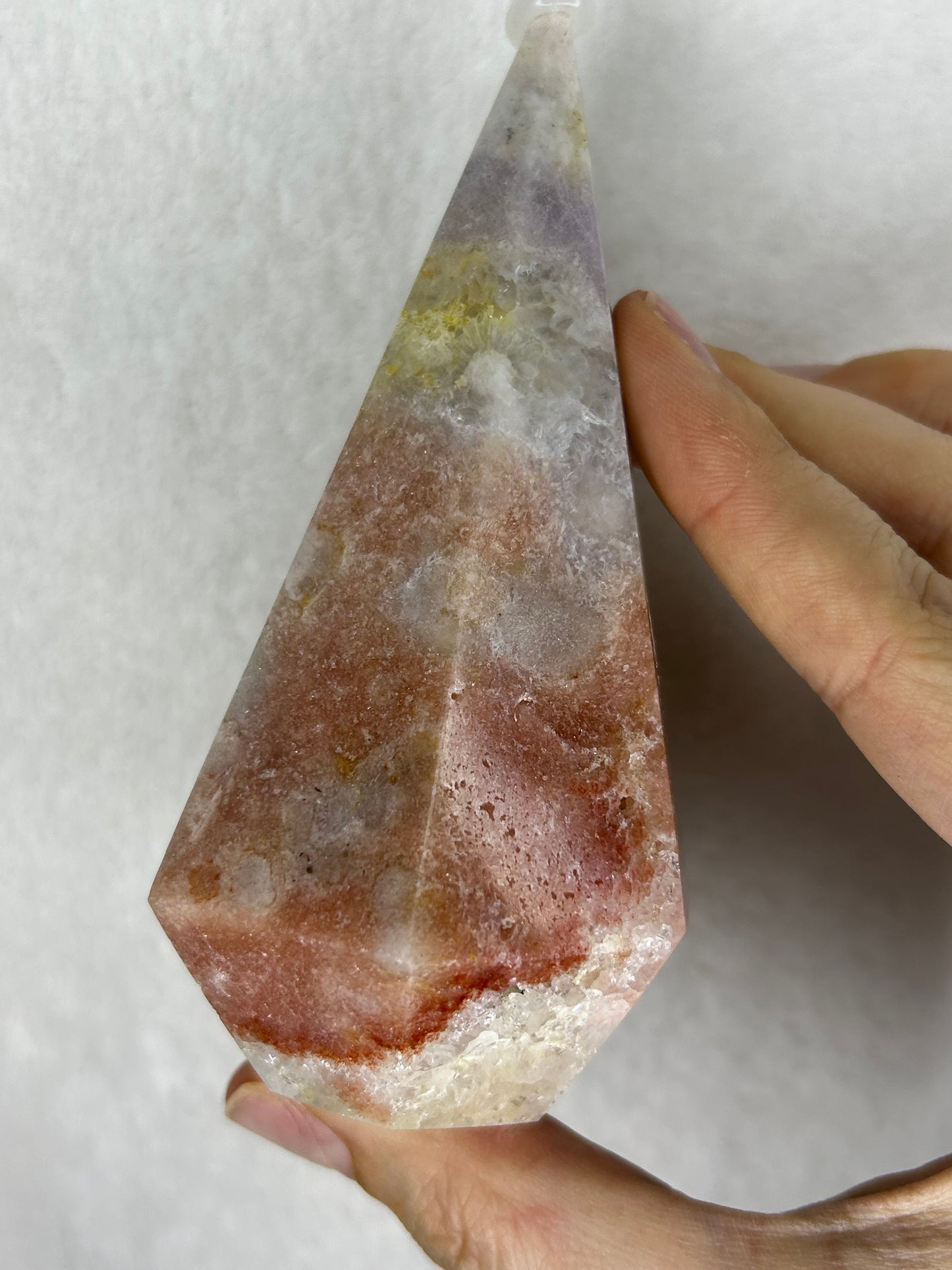 Pink amethyst diamond