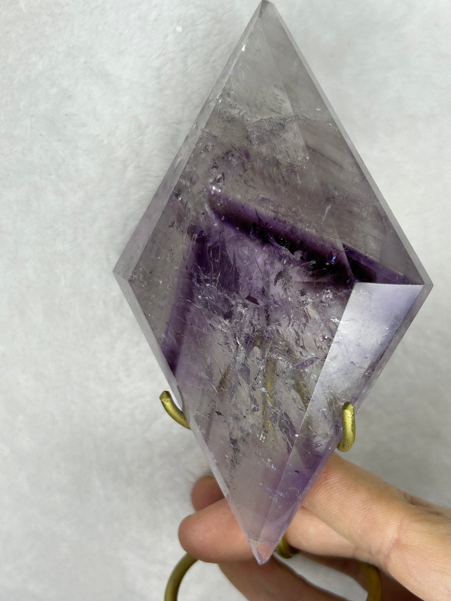 HQ ⭐️XTRA⭐️ Amethyst Phantom Faceted Diamond D