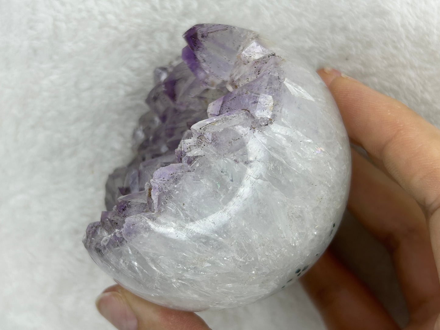 Brazilian Druzy Amethyst Sphere A
