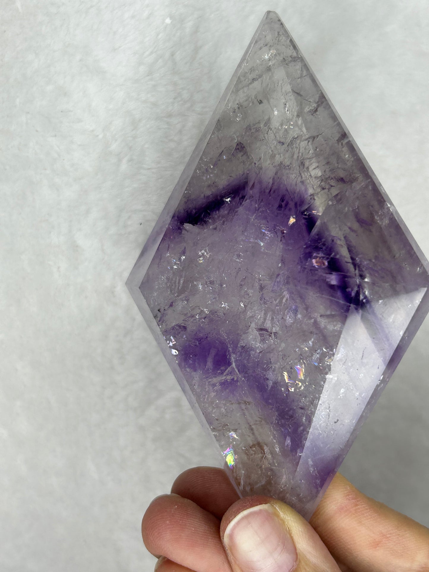 HQ ⭐️XTRA⭐️ Amethyst Phantom Faceted Diamond E