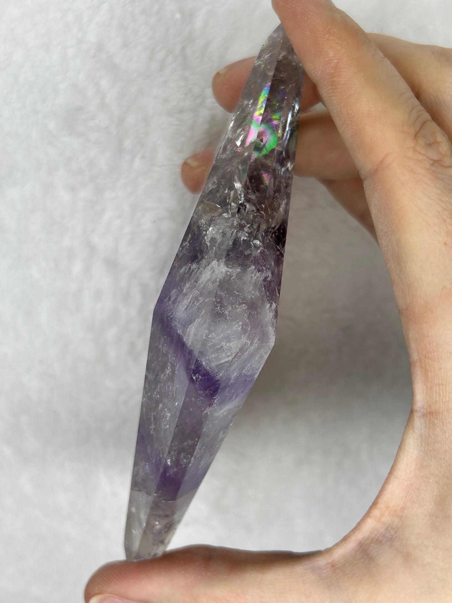 HQ ⭐️XTRA⭐️ Amethyst Phantom Faceted Diamond F