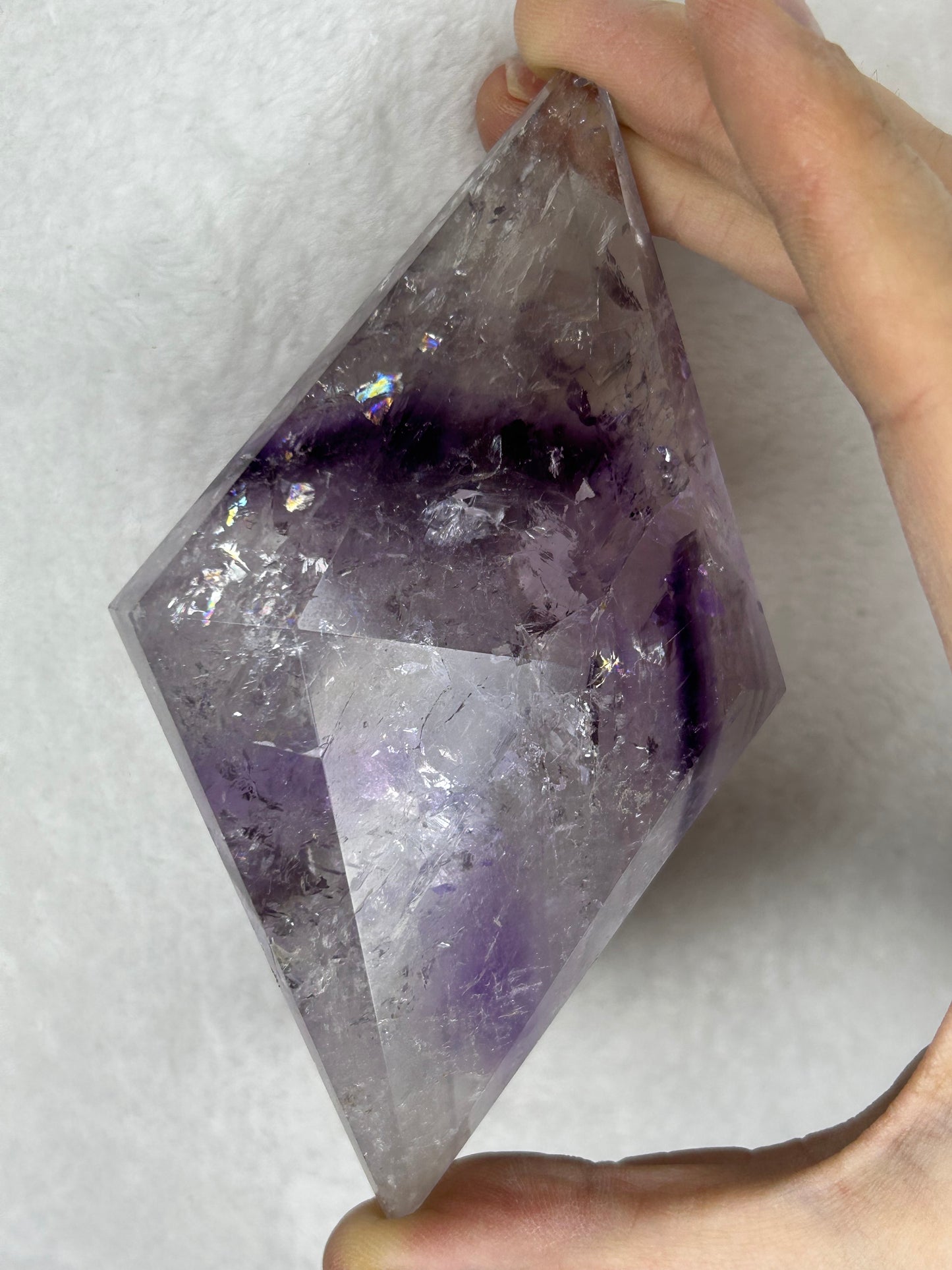 HQ ⭐️XTRA⭐️ Amethyst Phantom Faceted Diamond G