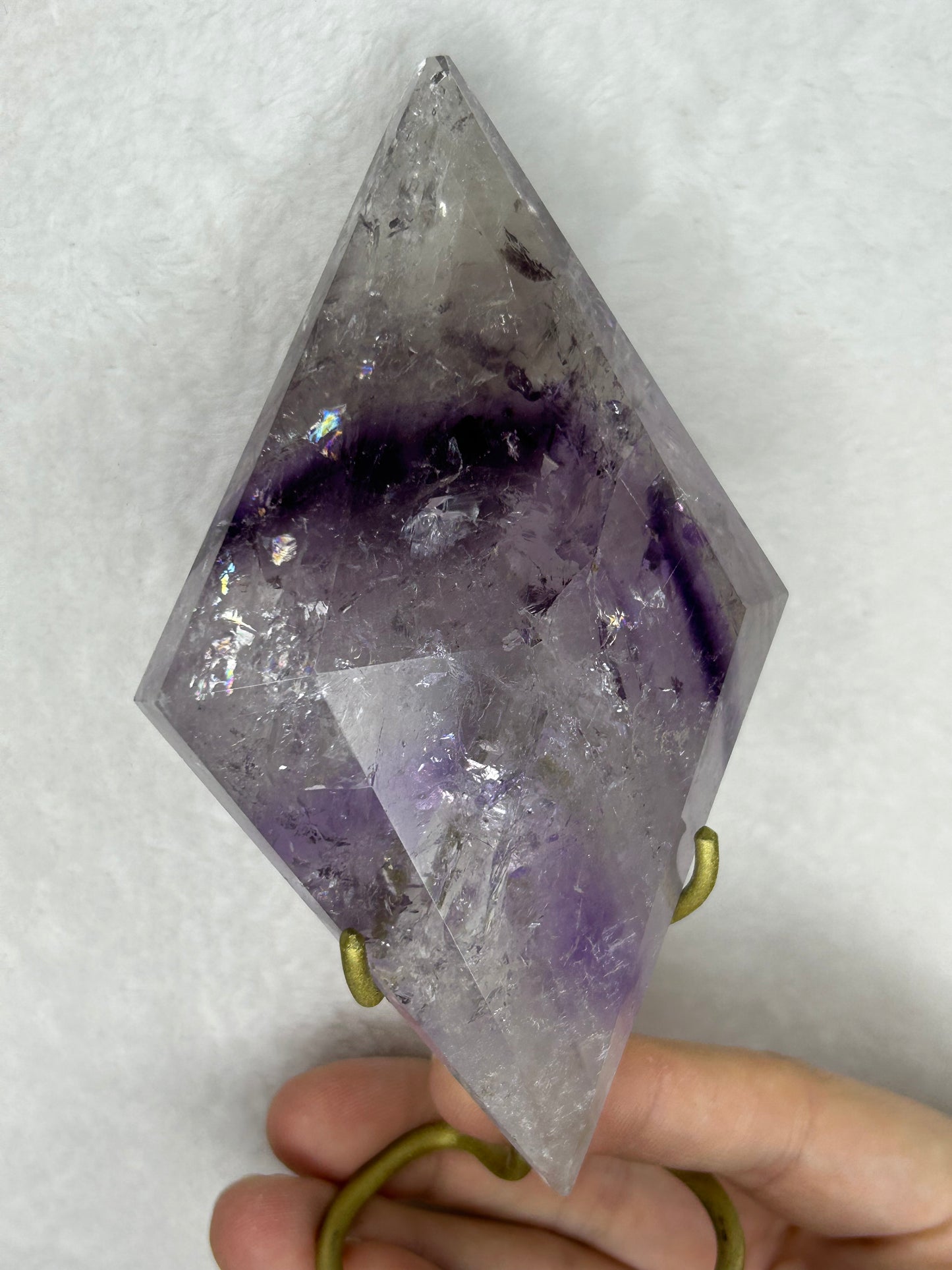 HQ ⭐️XTRA⭐️ Amethyst Phantom Faceted Diamond G