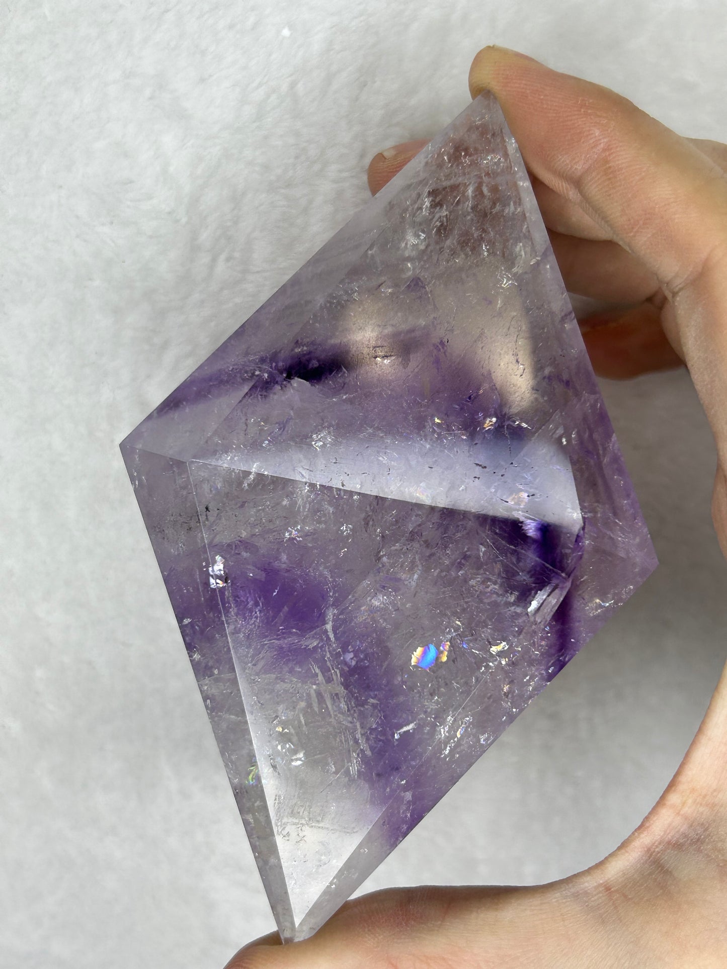 HQ ⭐️XTRA⭐️ Amethyst Phantom Faceted Diamond E