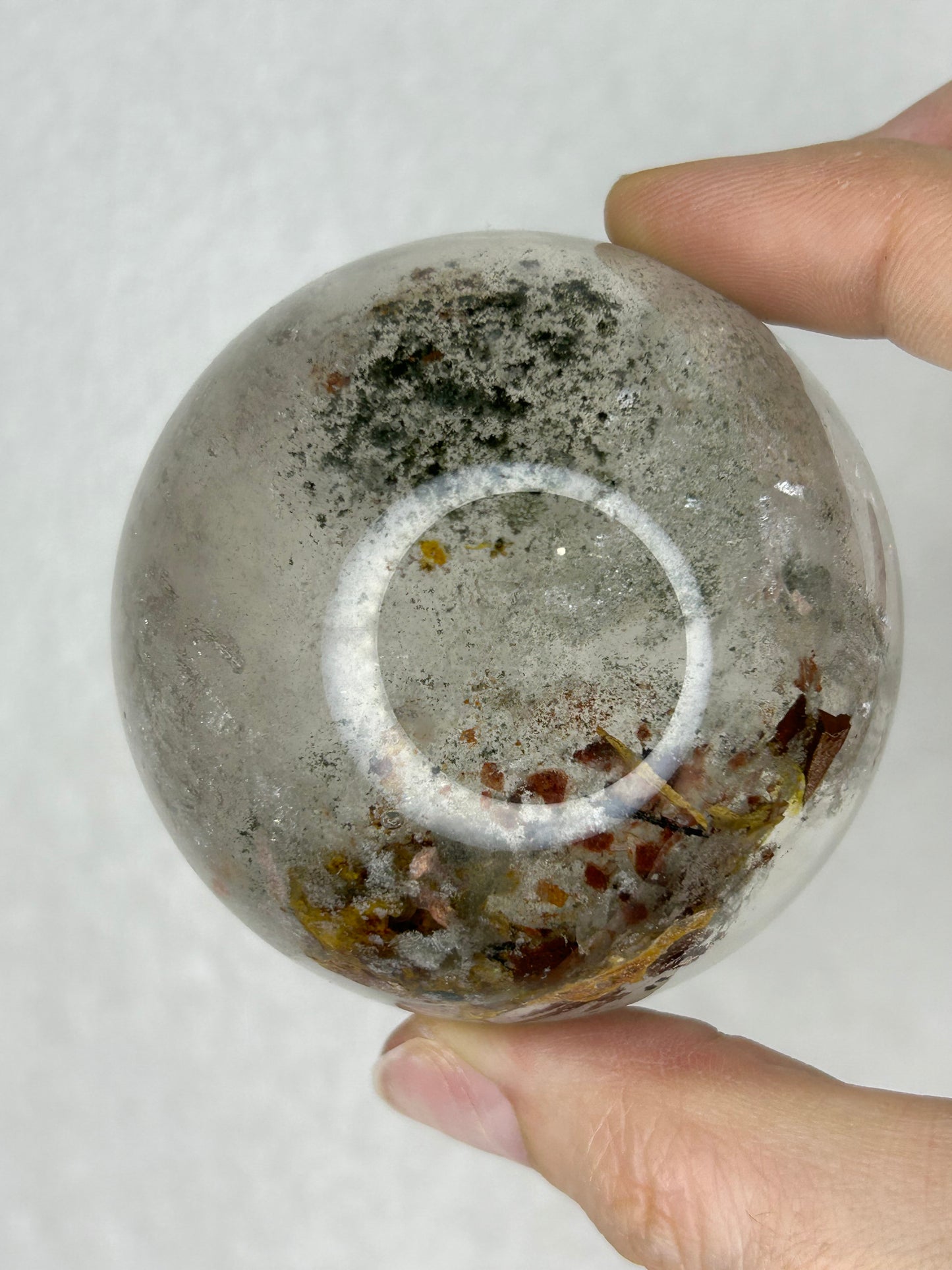 HQ Garden Quartz Sphere w/ Rainbows 🌈