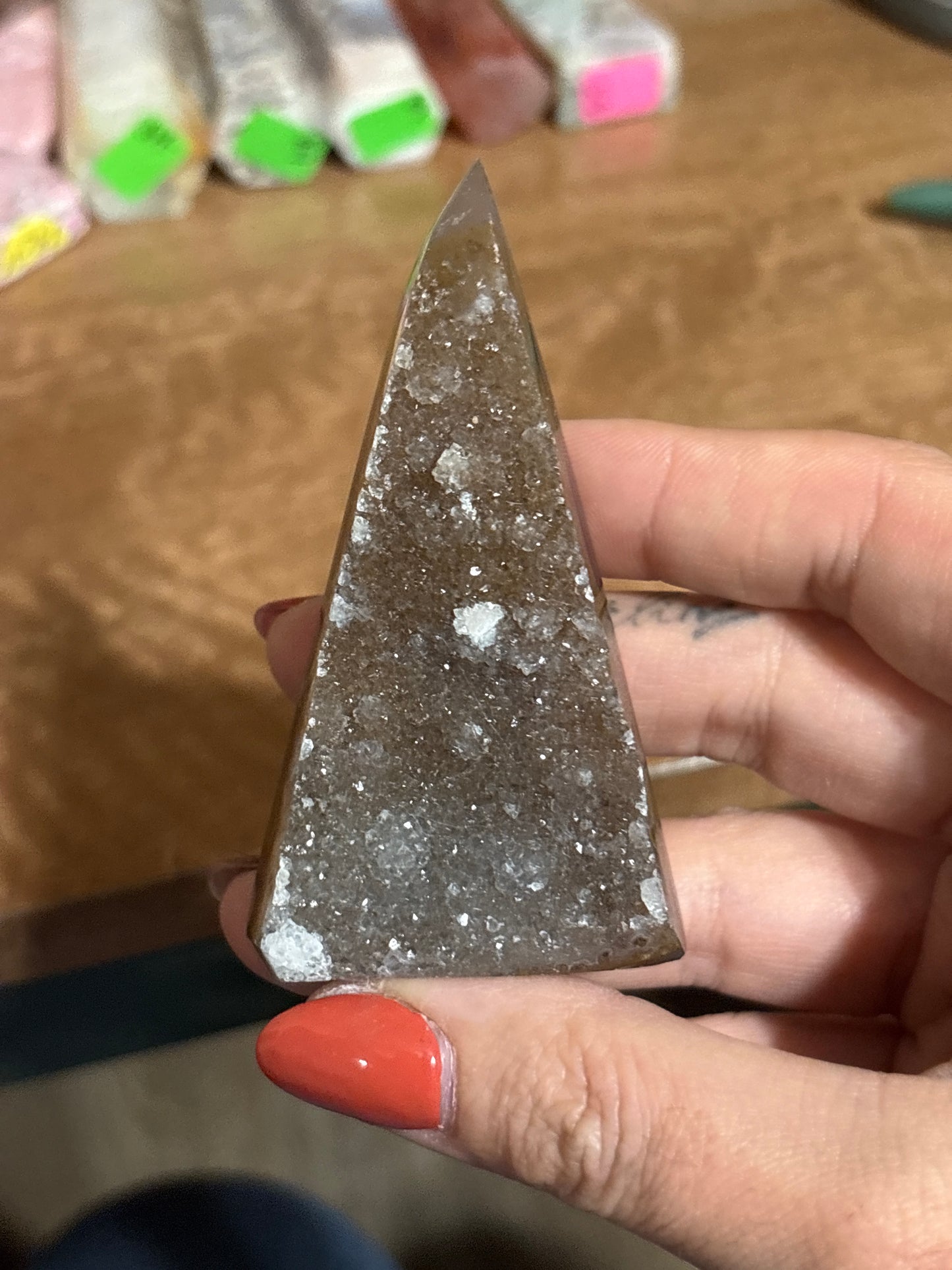 Mauve sugar diamond