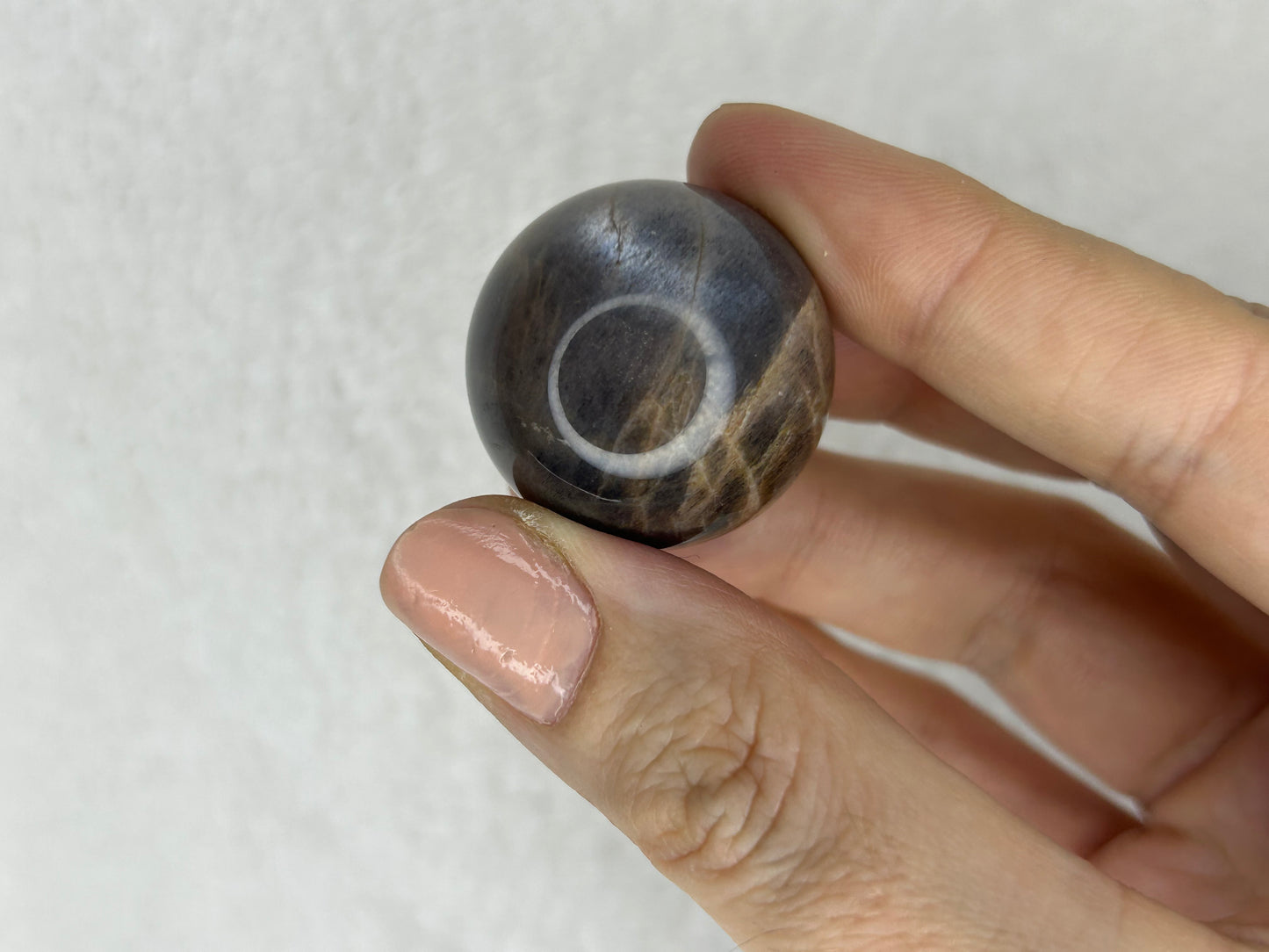 Black Moonstone Sphere F
