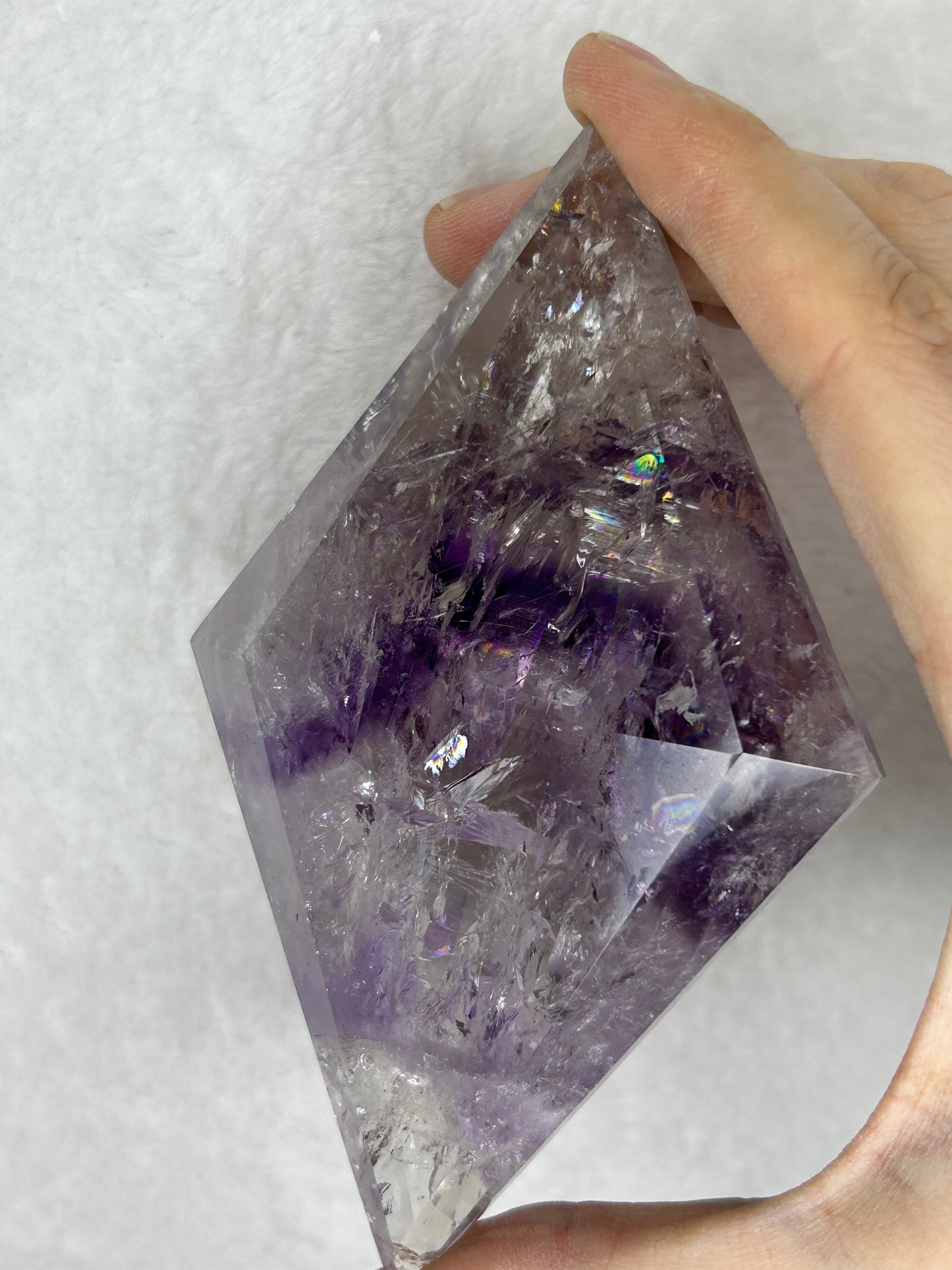 HQ ⭐️XTRA⭐️ Amethyst Phantom Faceted Diamond F