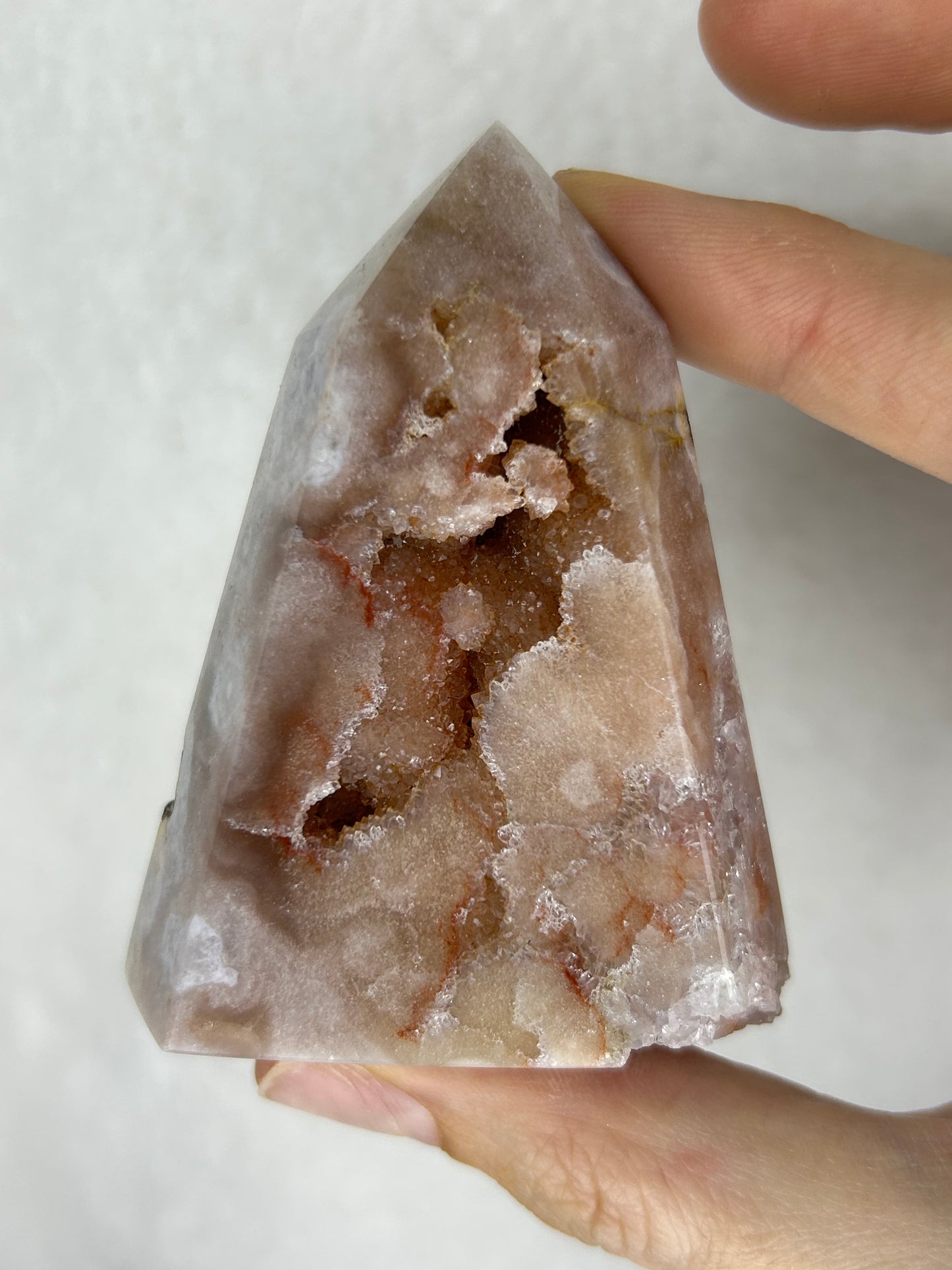 Pink amethyst tower A