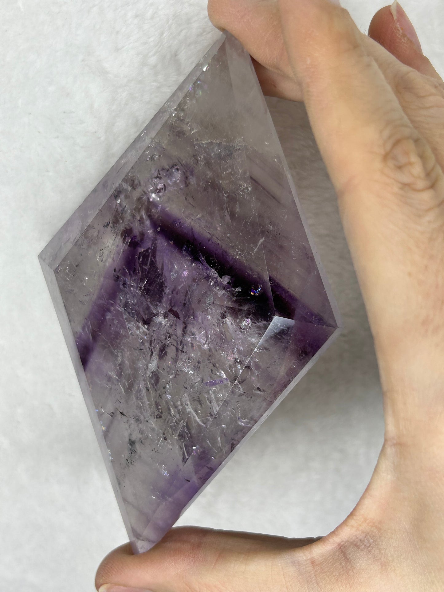 HQ ⭐️XTRA⭐️ Amethyst Phantom Faceted Diamond D