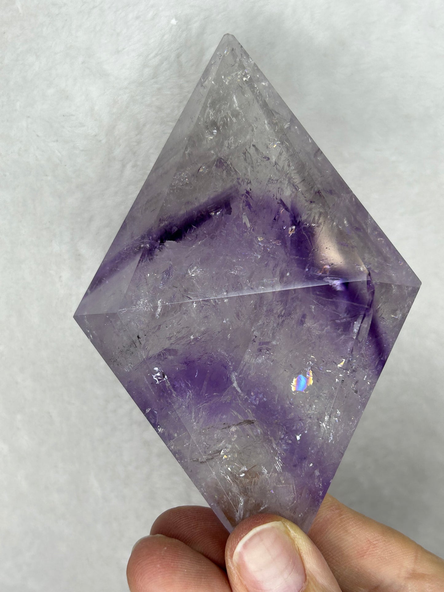 HQ ⭐️XTRA⭐️ Amethyst Phantom Faceted Diamond E