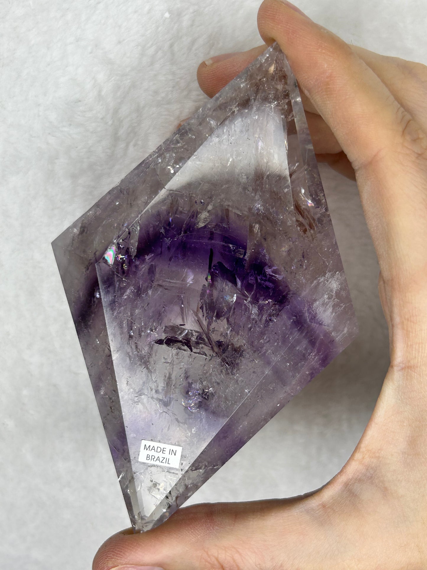 HQ ⭐️XTRA⭐️ Amethyst Phantom Faceted Diamond F