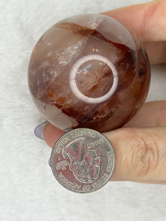 Fire Quartz Sphere