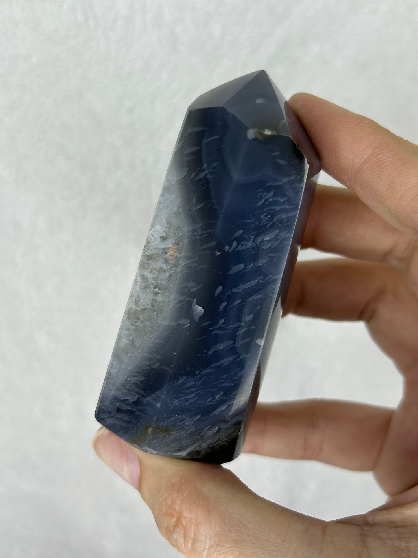 HQ Sugar Druzy Agate Tower