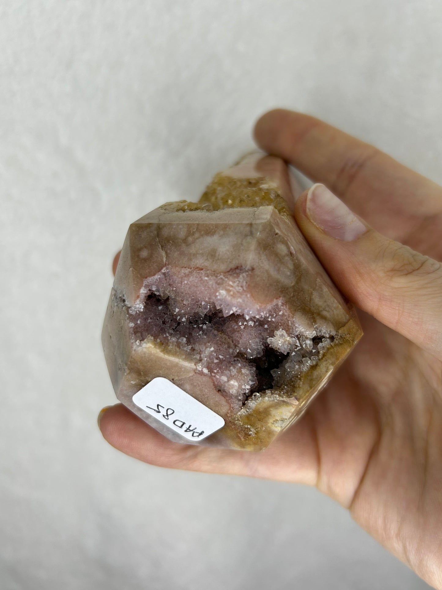 Pink amethyst diamond