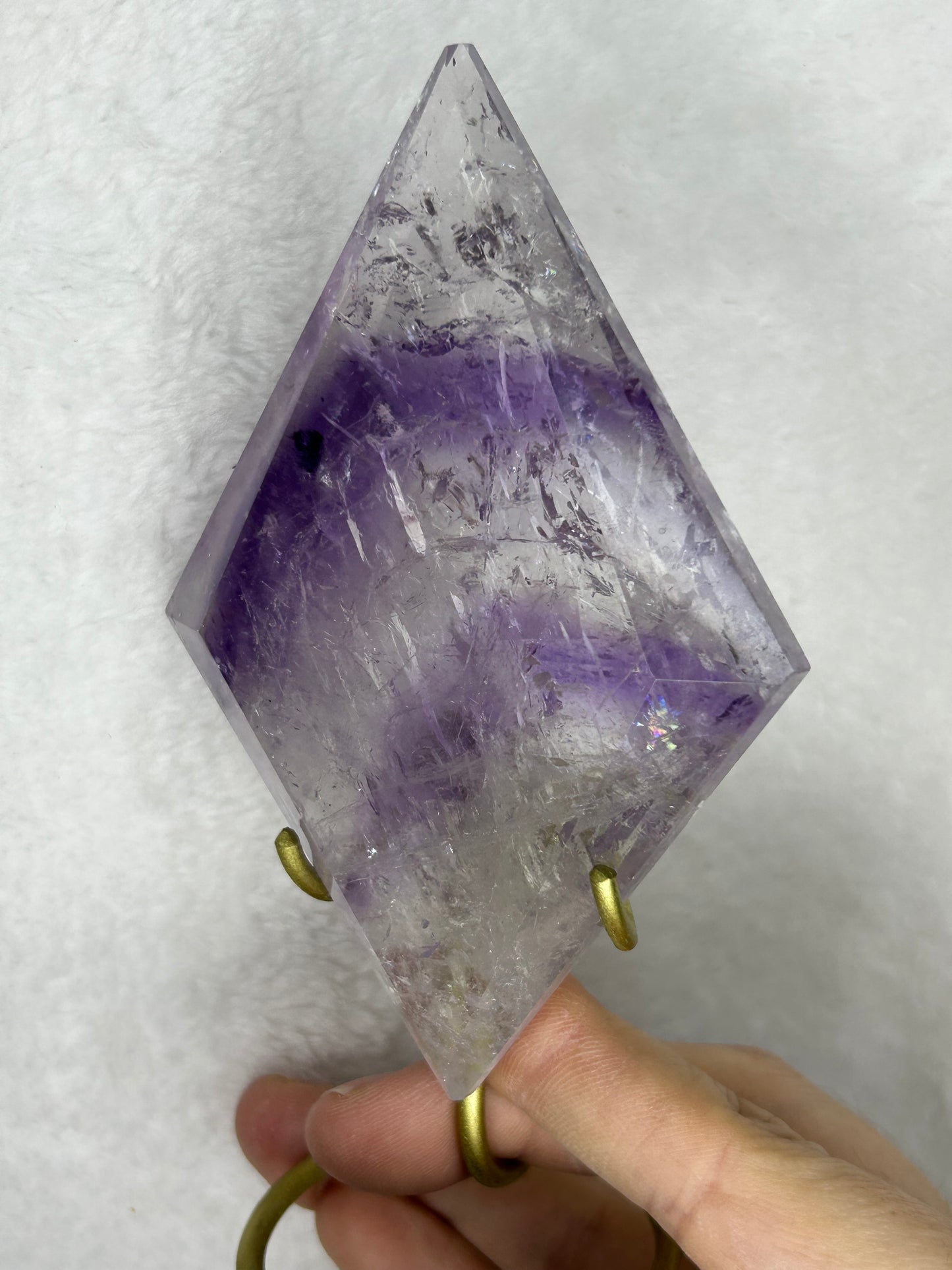 HQ ⭐️XTRA⭐️ Amethyst Phantom Faceted Diamond C