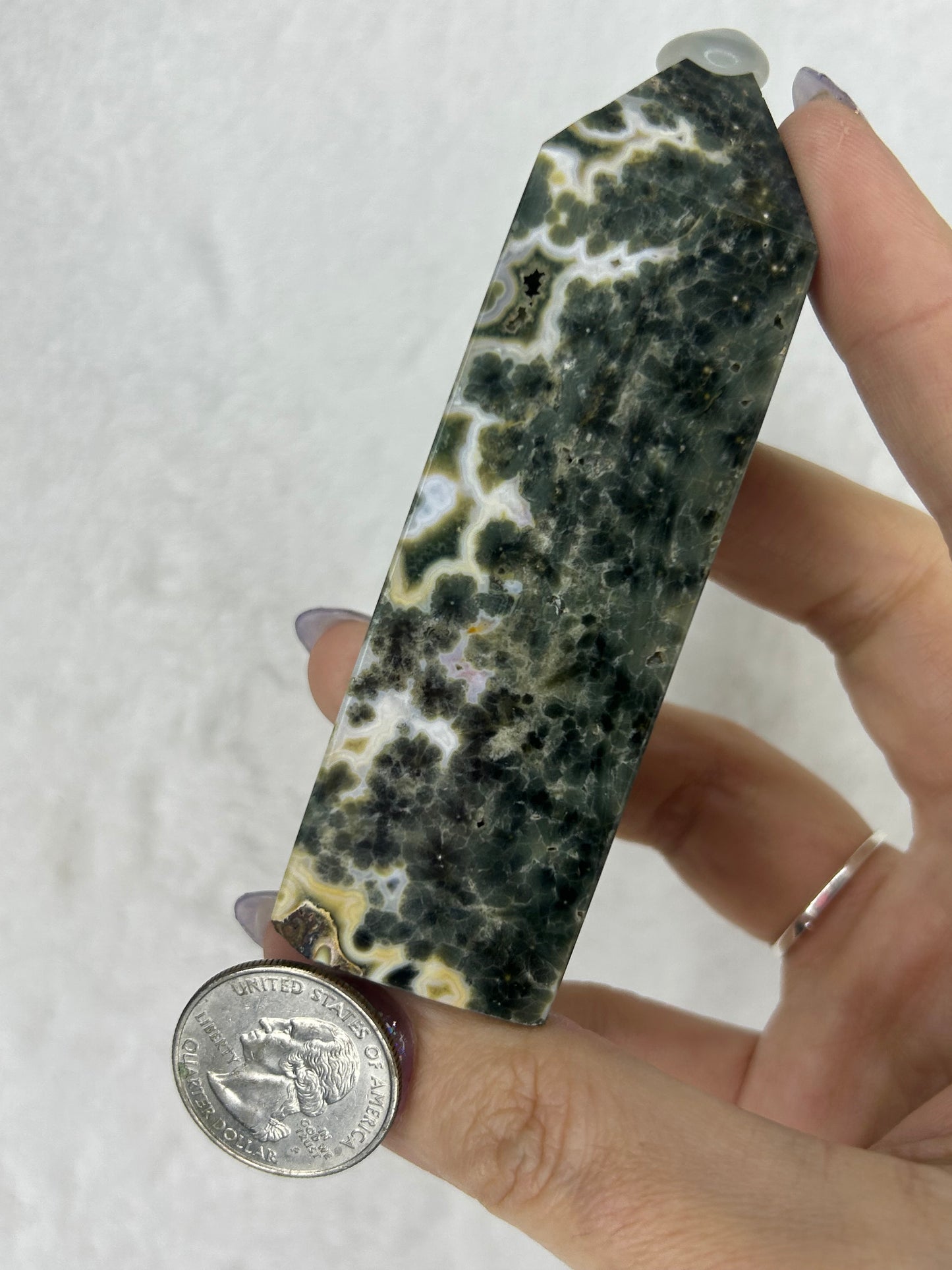Veinless Orbicular Jasper Tower