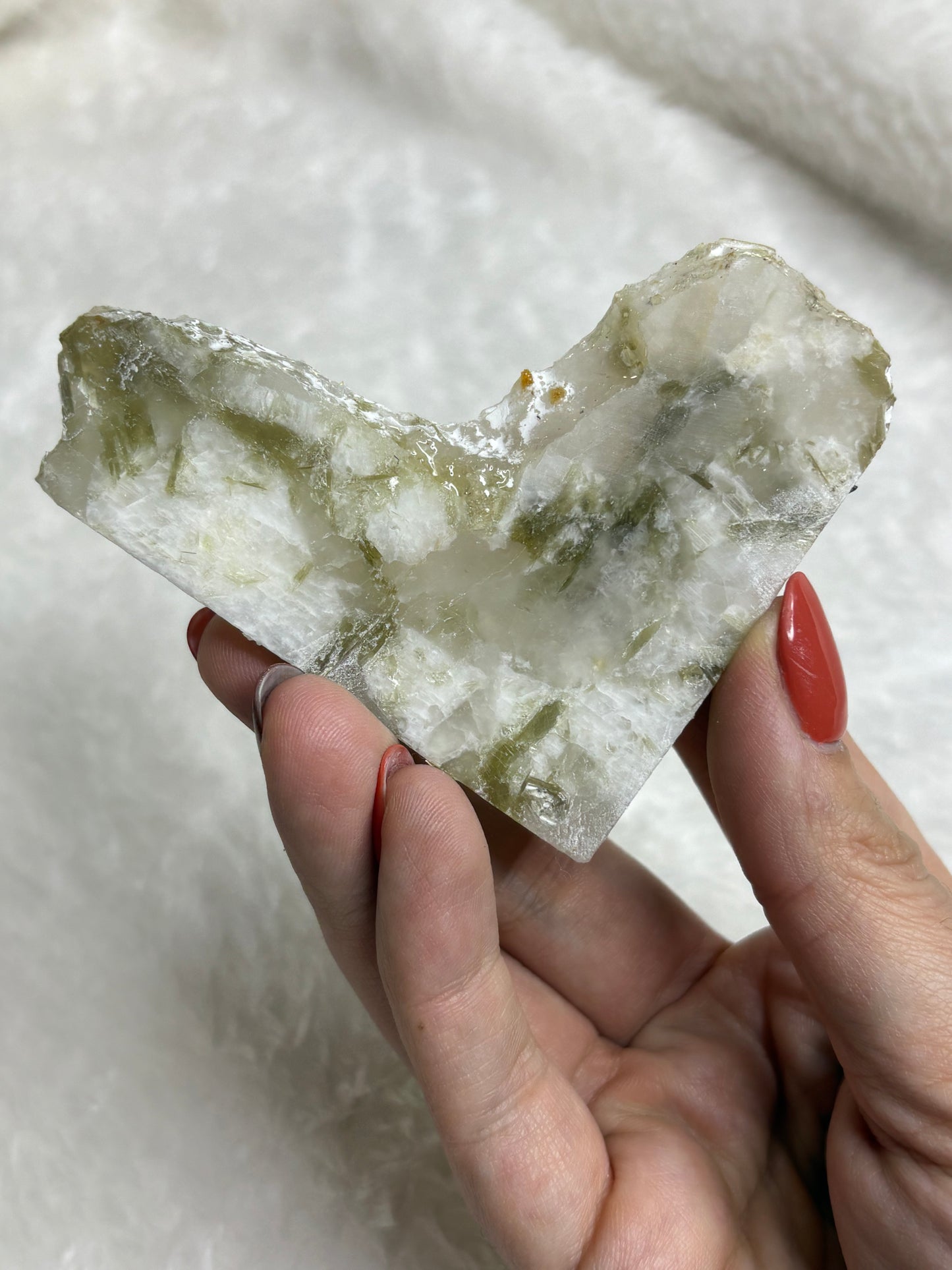 Green mica slab