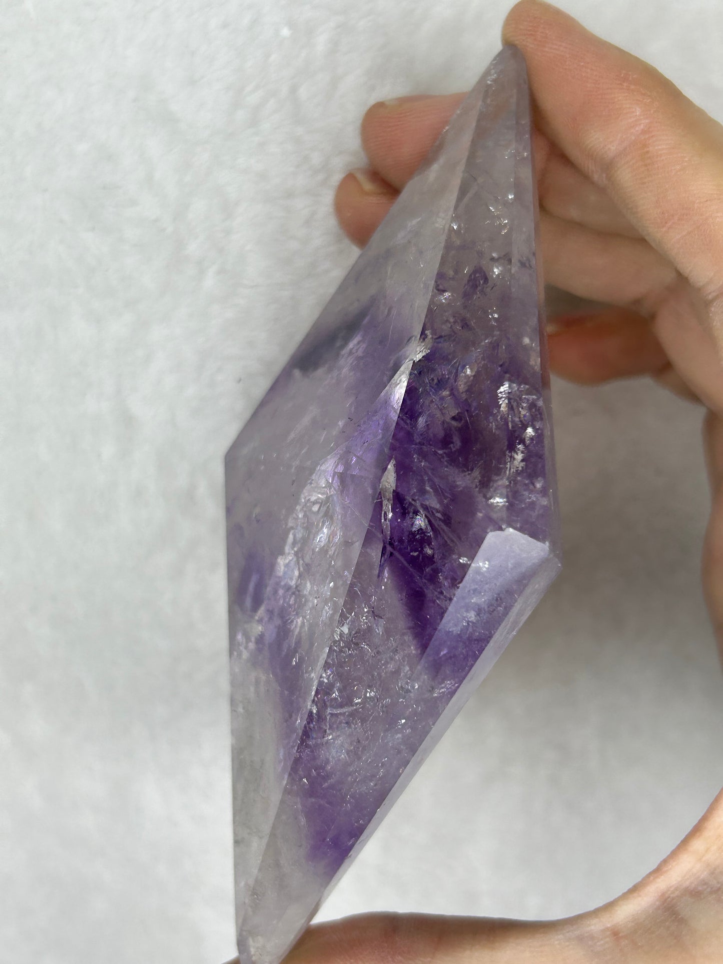 HQ ⭐️XTRA⭐️ Amethyst Phantom Faceted Diamond E