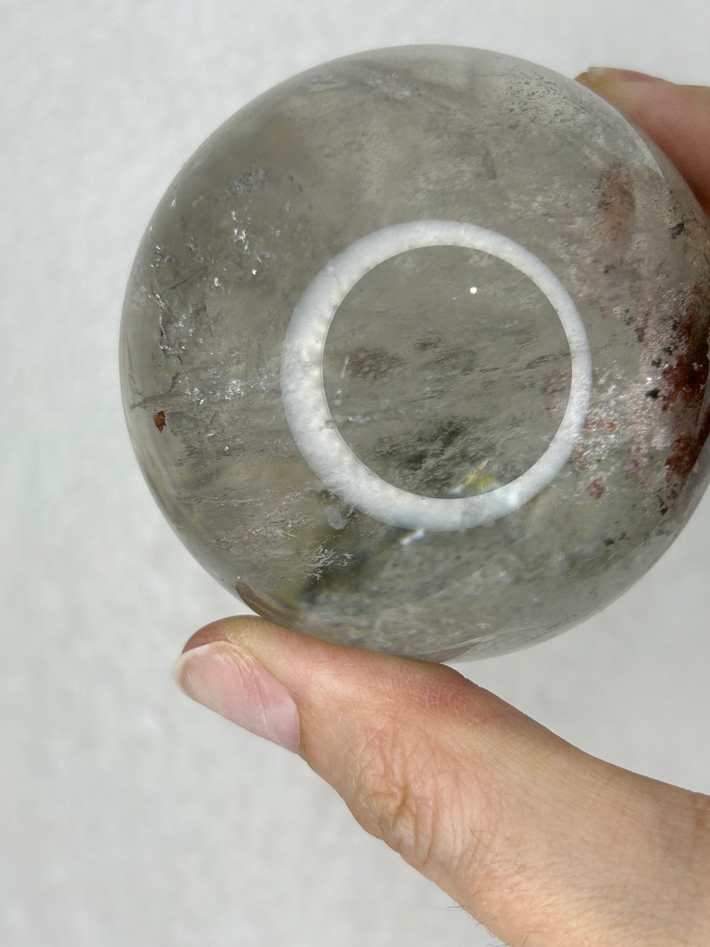 HQ Garden Quartz Sphere w/ Rainbows 🌈