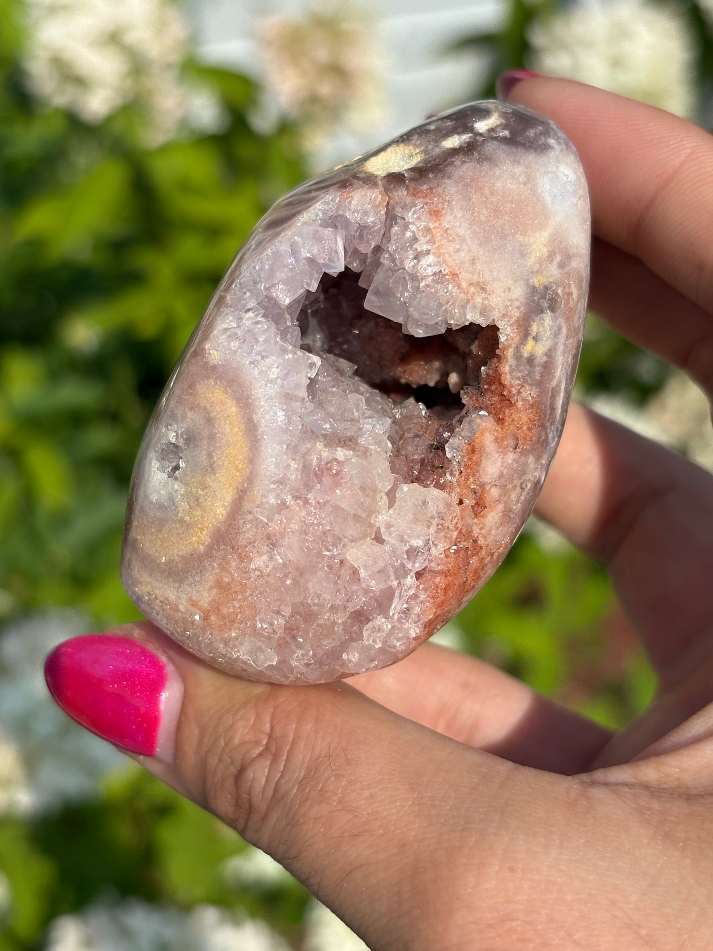Druzy Pink Amethyst Cave Freeform