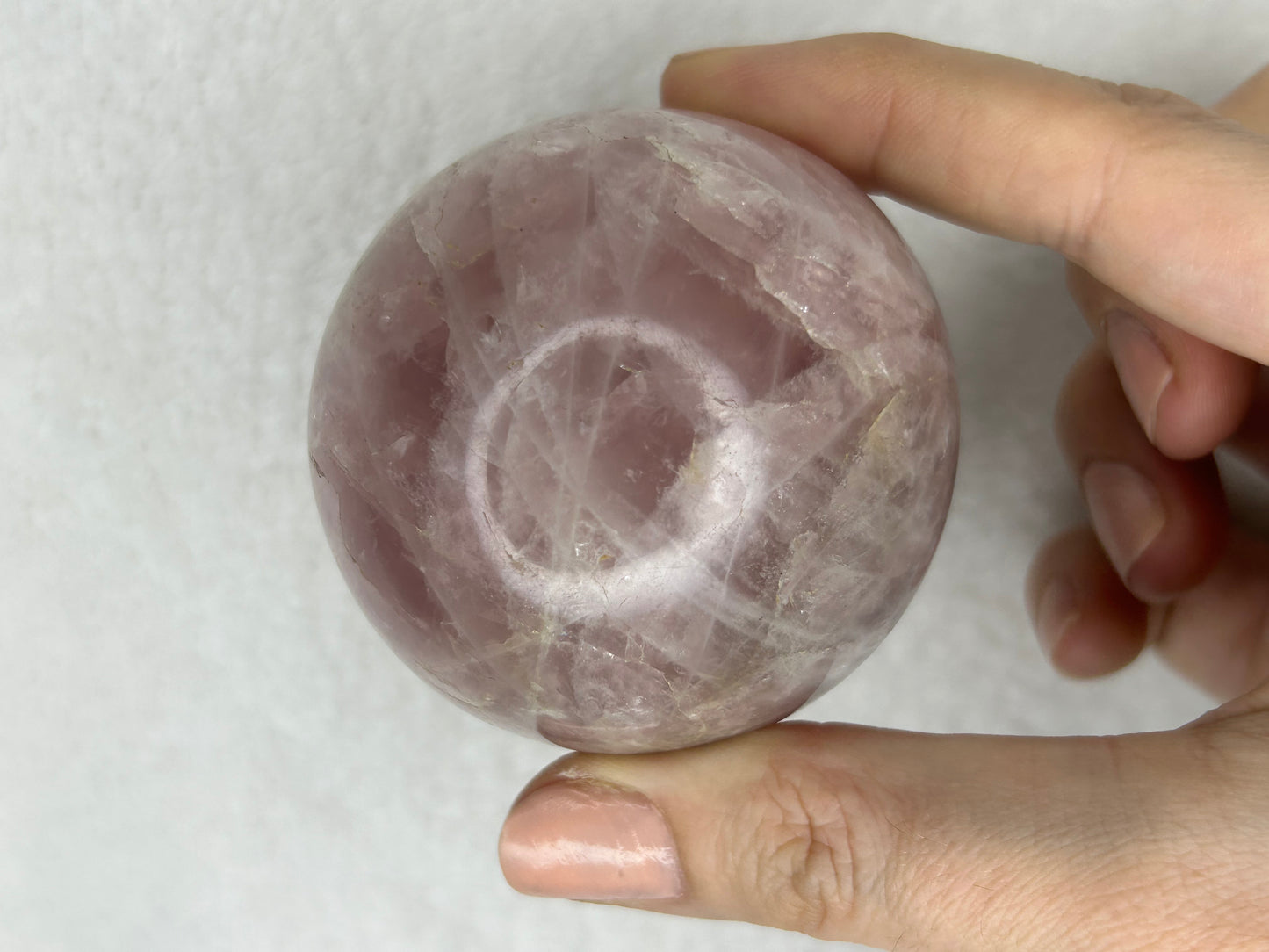 *possibly repaired 😭*Rose Quartz Sphere I