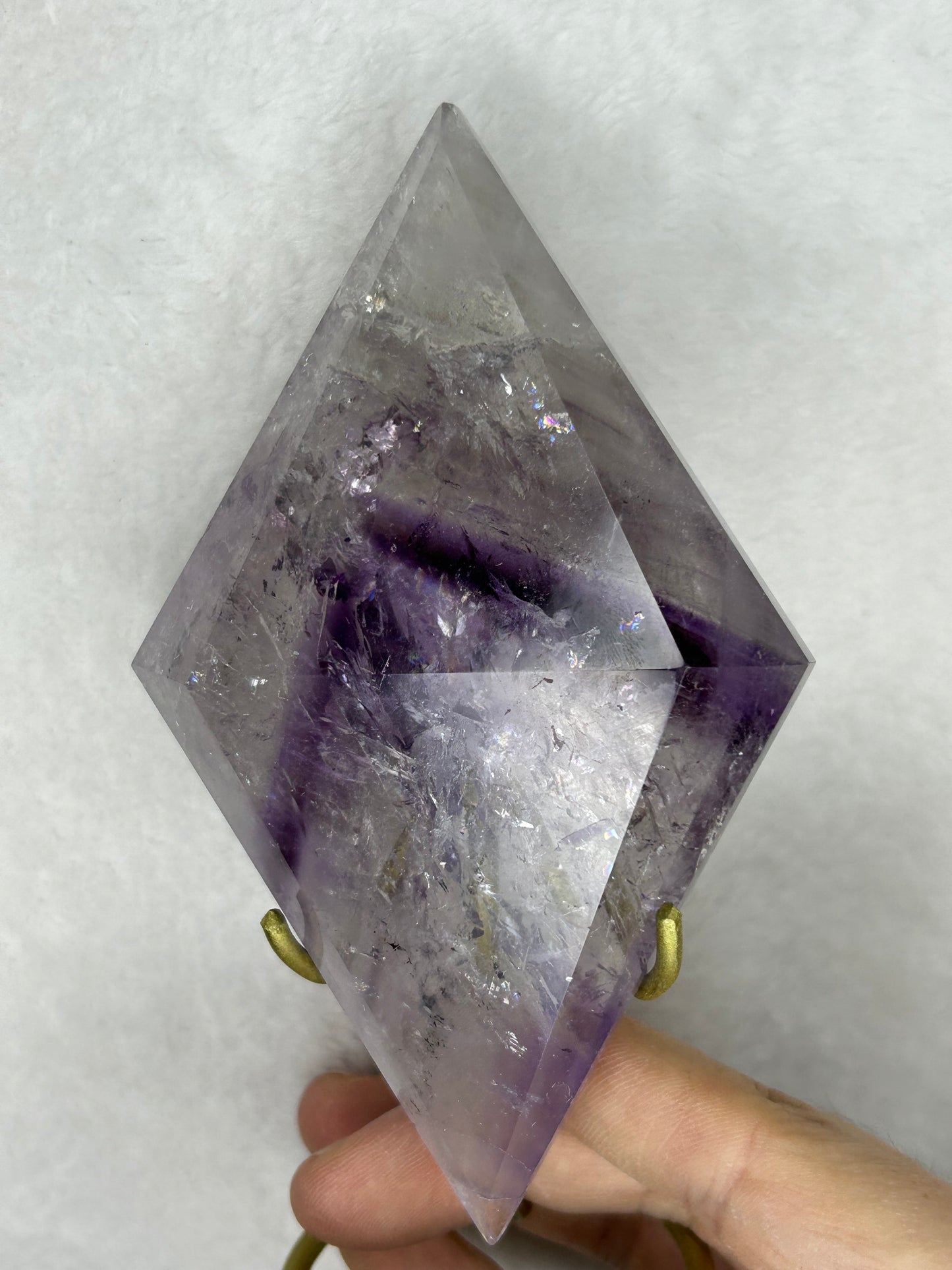 HQ ⭐️XTRA⭐️ Amethyst Phantom Faceted Diamond D