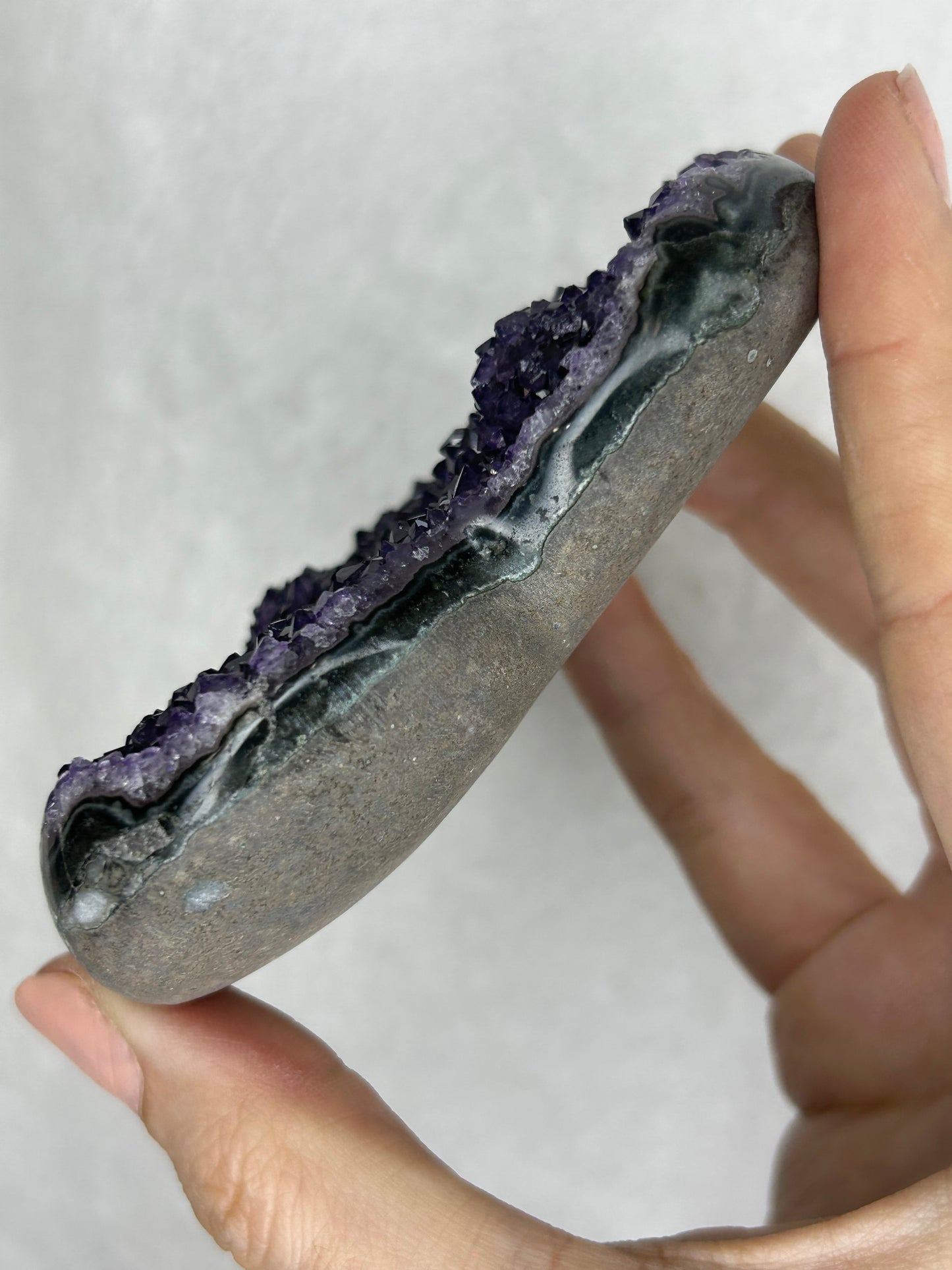 💖💖Uruguayan HQ amethyst cluster heart H
