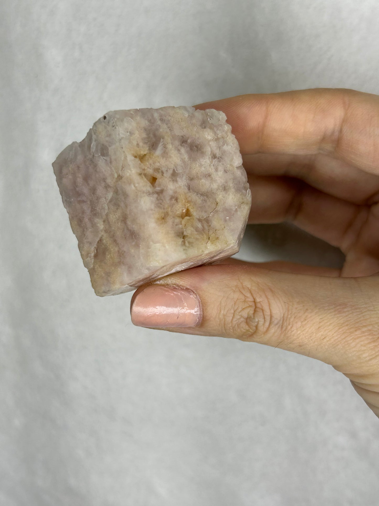 Pink Amethyst Floating Cube E