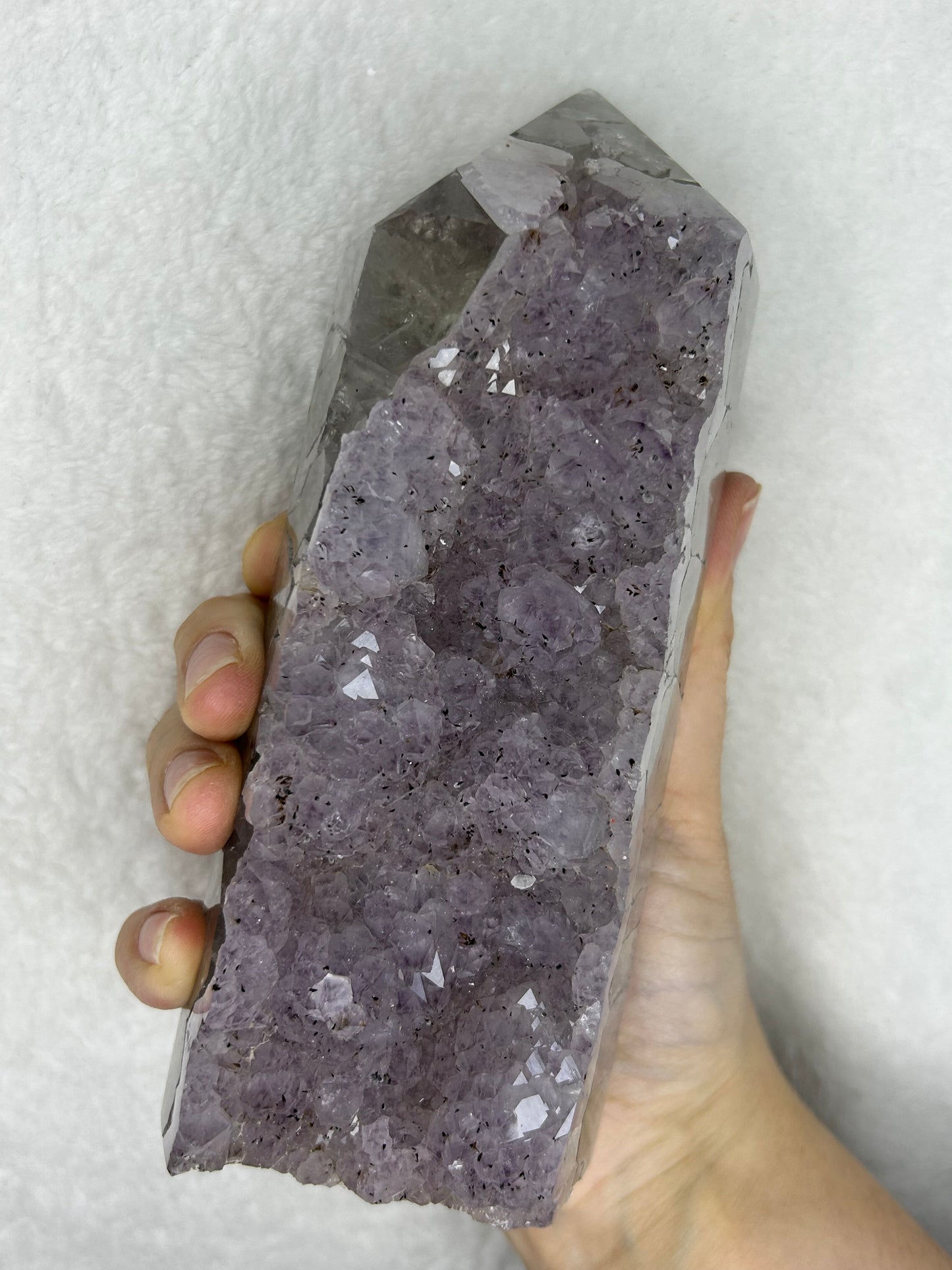 HQ Statement Piece Amethyst Cluster Tower