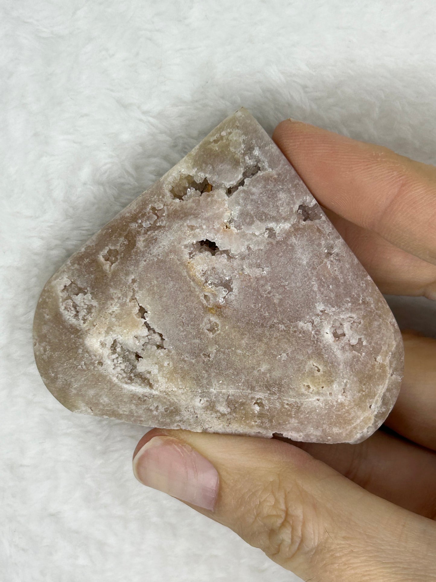 Pink amethyst flame/freeform B