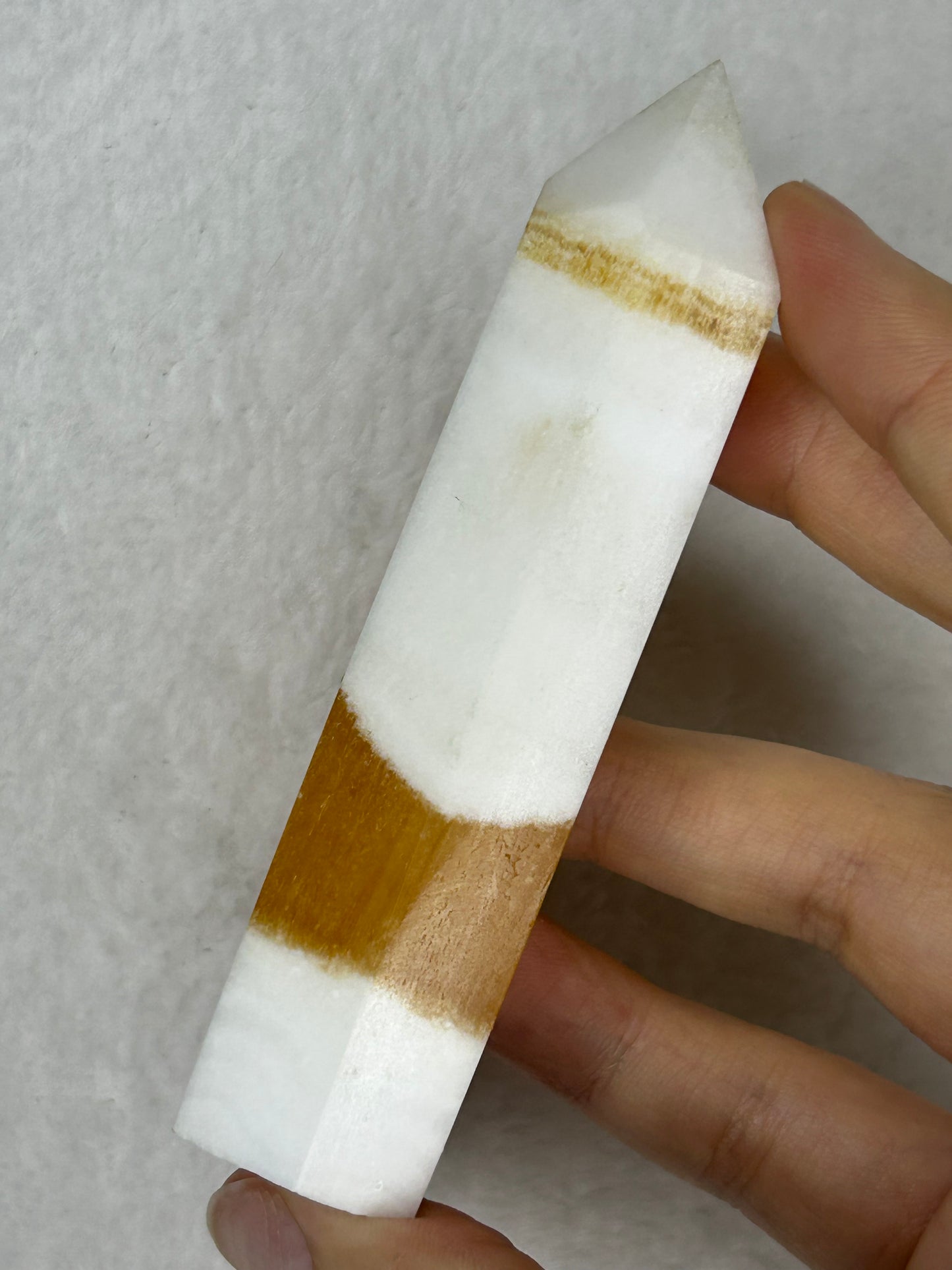 Juicy Orange-Creamsicle Calcite Tower C